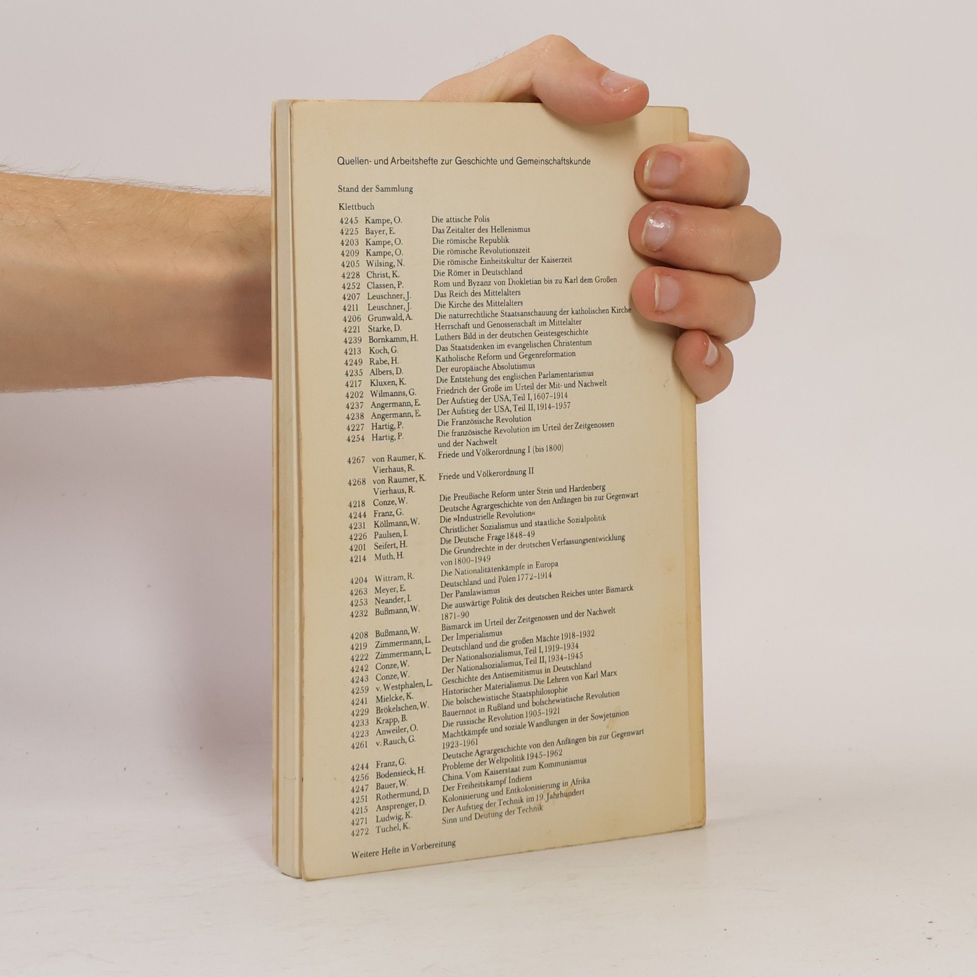 Werner Conze Der Nationalsozialismus 1934-1945. Tell II.