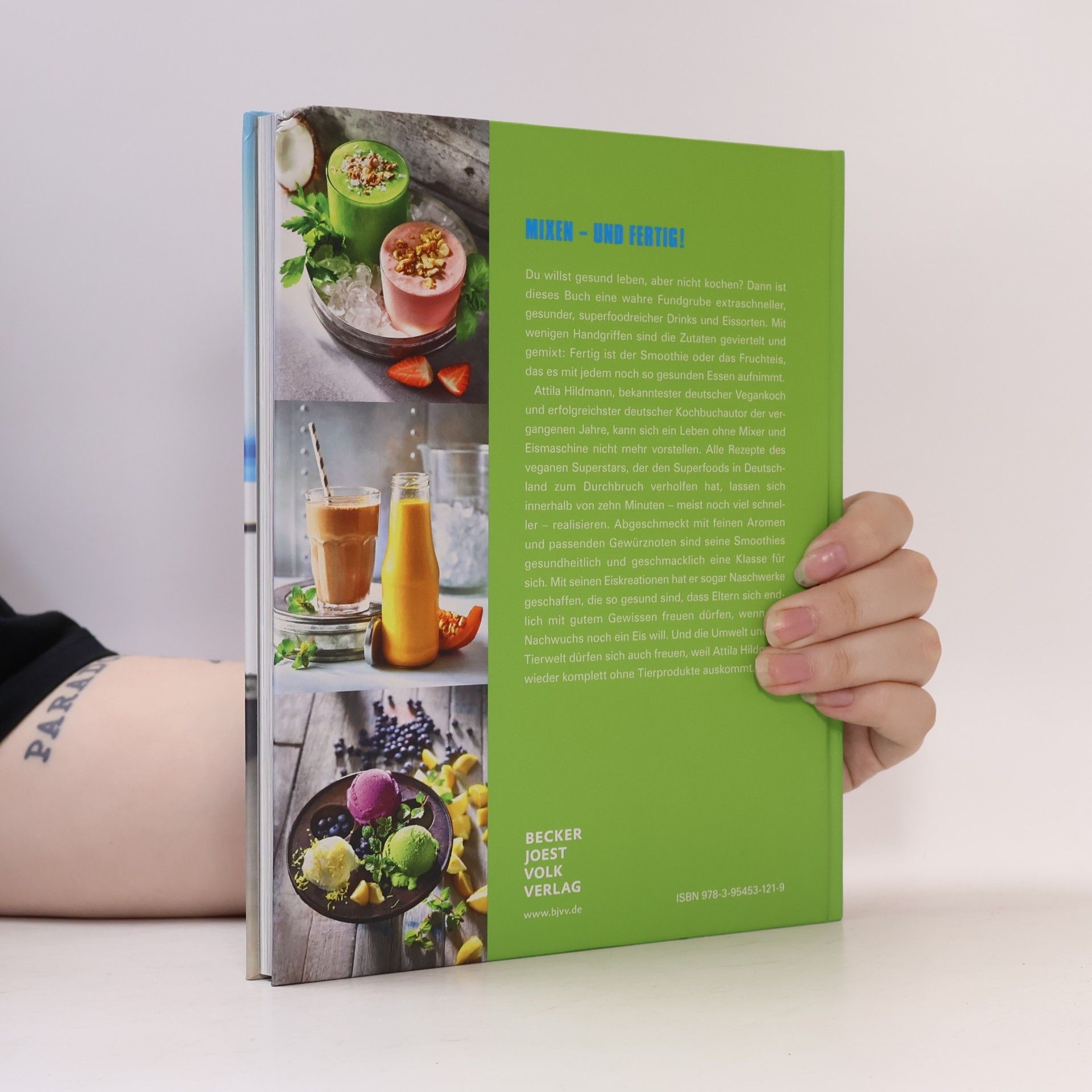Attila Hildmann Vegan Smoothies, Ices, and Shakes