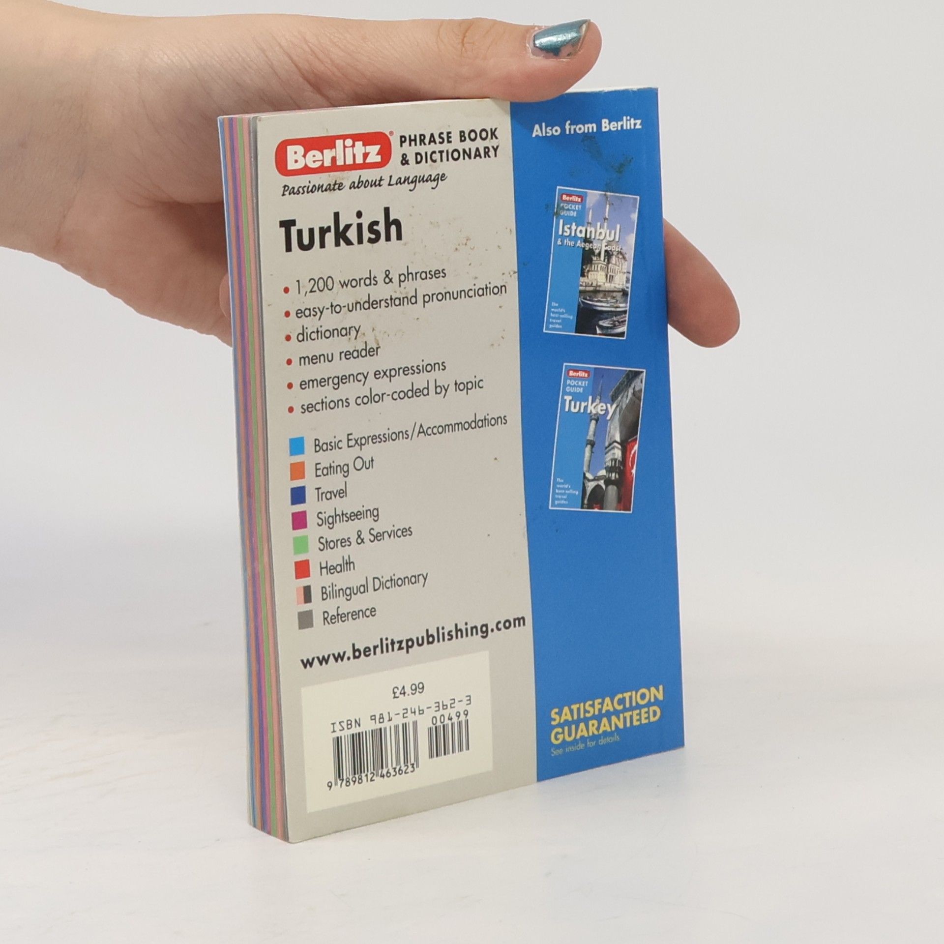 Kolektiv autorů Turkish phrase book dictionary