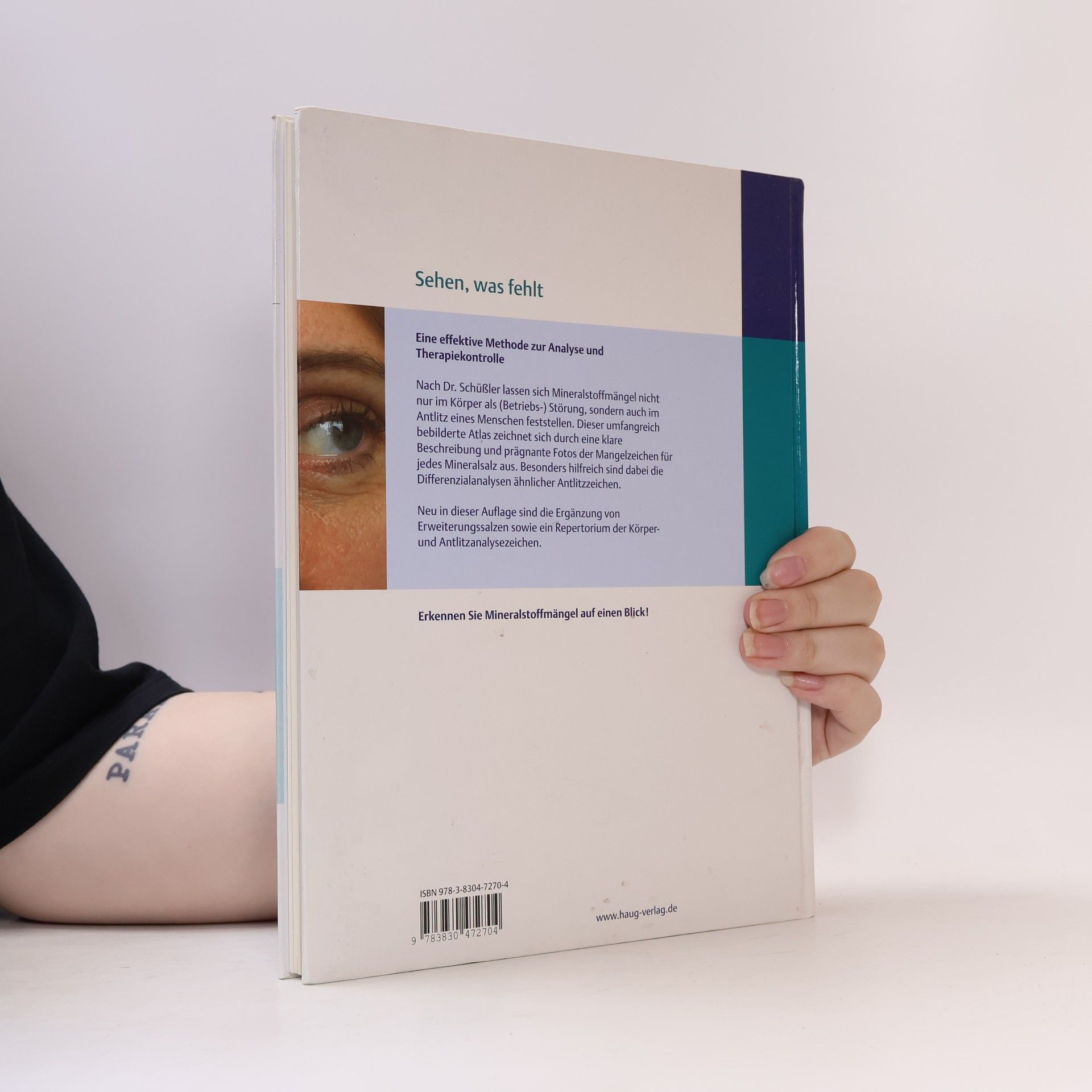 Thomas Feichtinger Antlitzanalyse in der Biochemie nach Dr. Schüßler