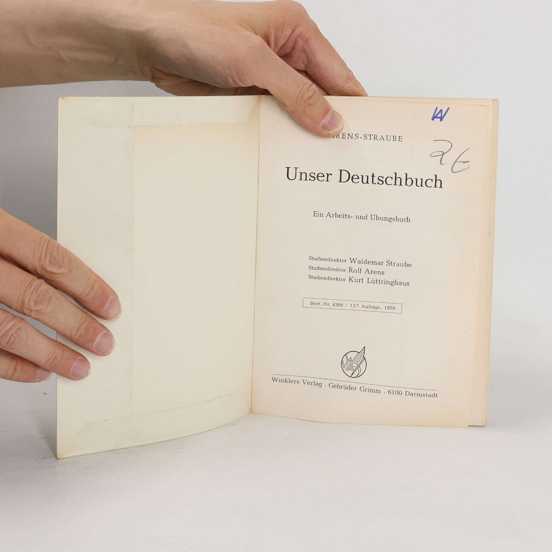 Waldemar Straube Unser Deutschbuch