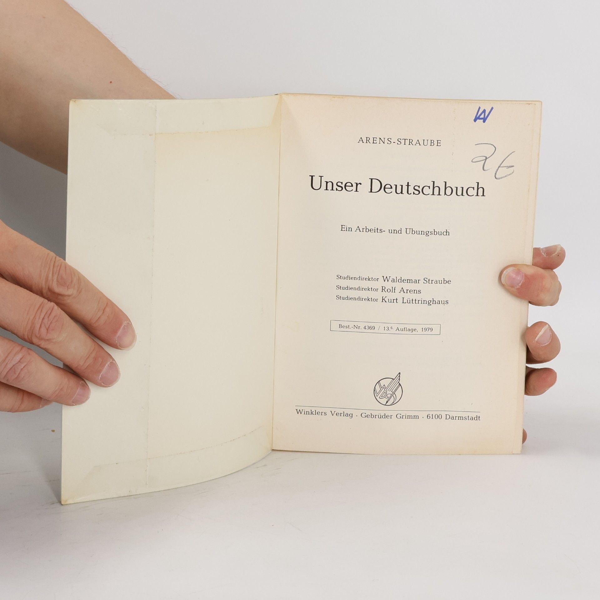 Waldemar Straube Unser Deutschbuch