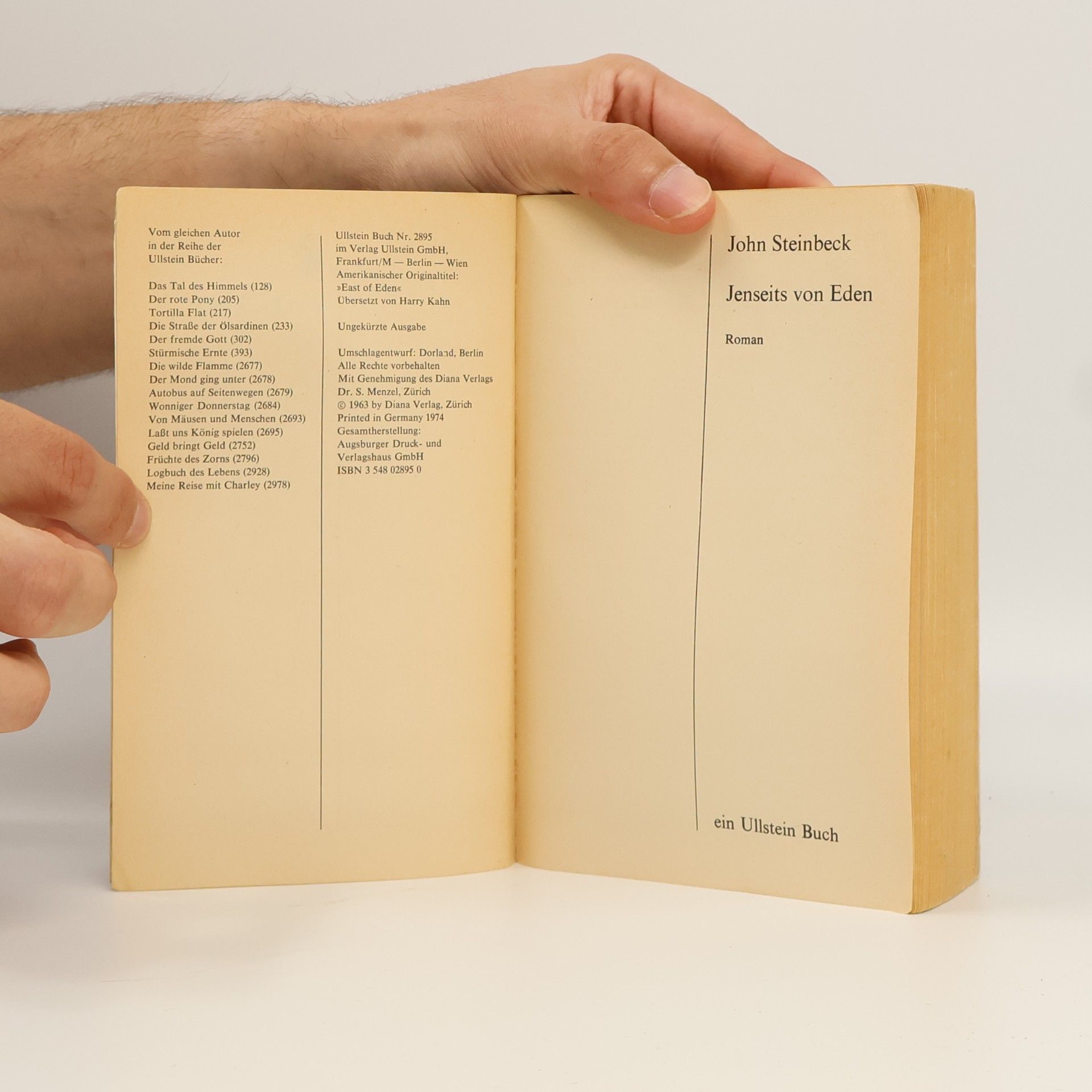 John Steinbeck Jenseits von Eden