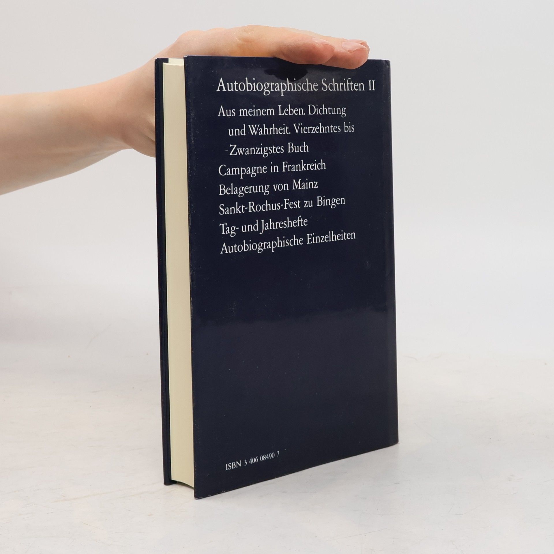 Johann Wolfgang von Goethe Goethes Werke: Hamburger Ausgabe - 10: Autobiographische Schriften II