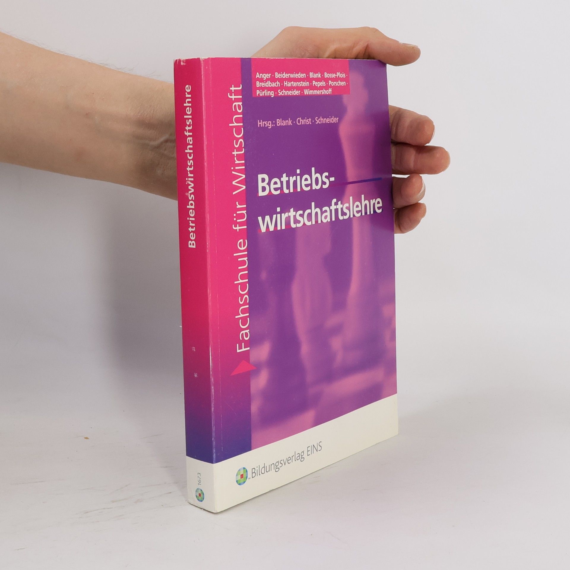 Karl H. Schneider Handlungsfeld Betrieb