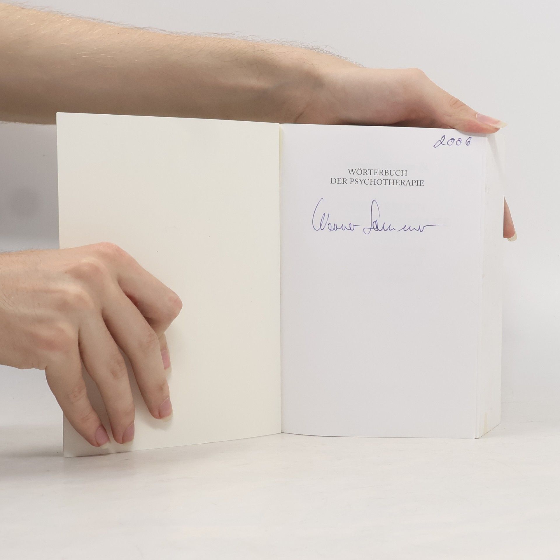 Gerhard Stumm Wörterbuch der Psychotherapie