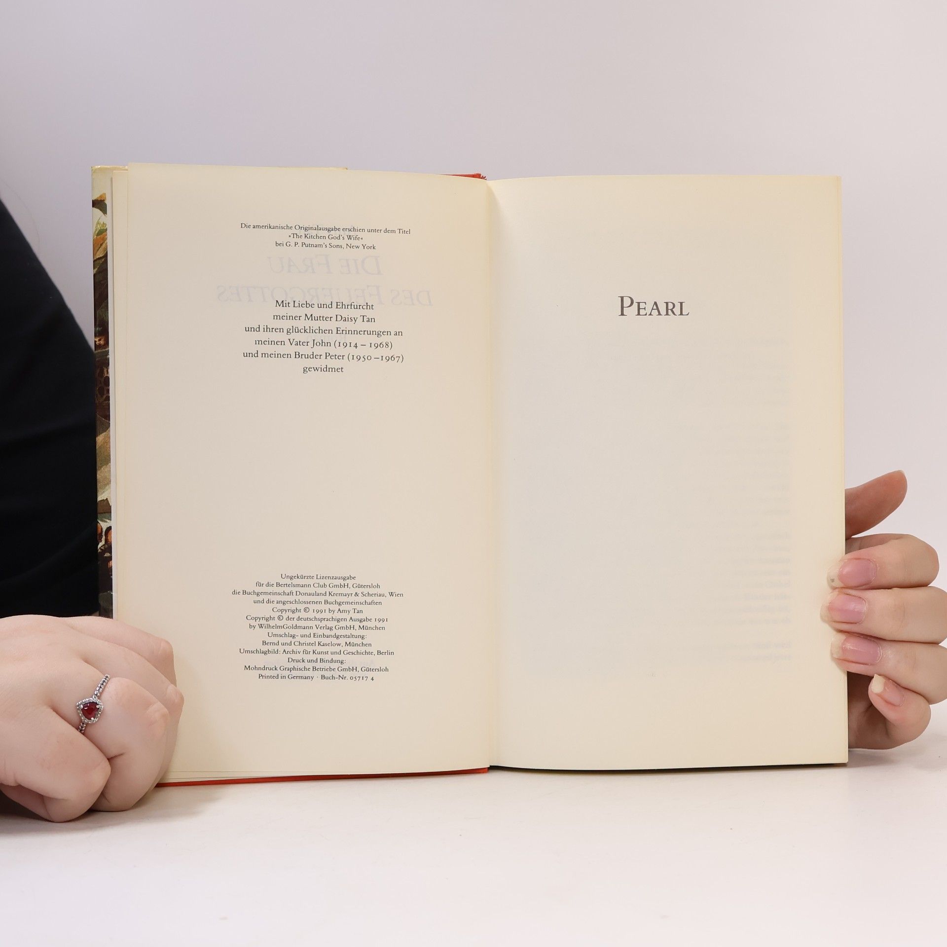 Amy Tan Die Frau des Feuergottes