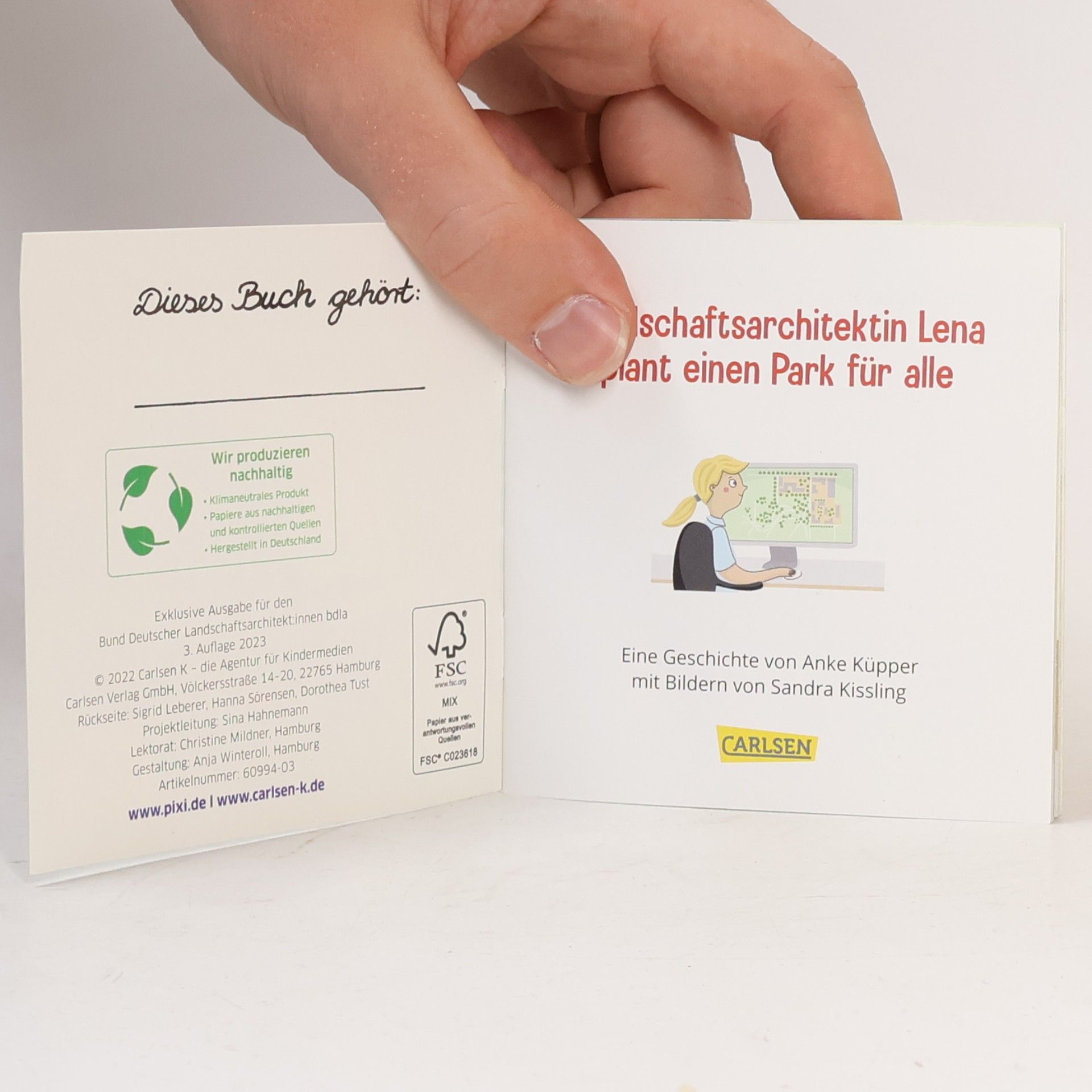 Sigrid Leberer Landschaftsarchitektin Lena plant einen Park für alle