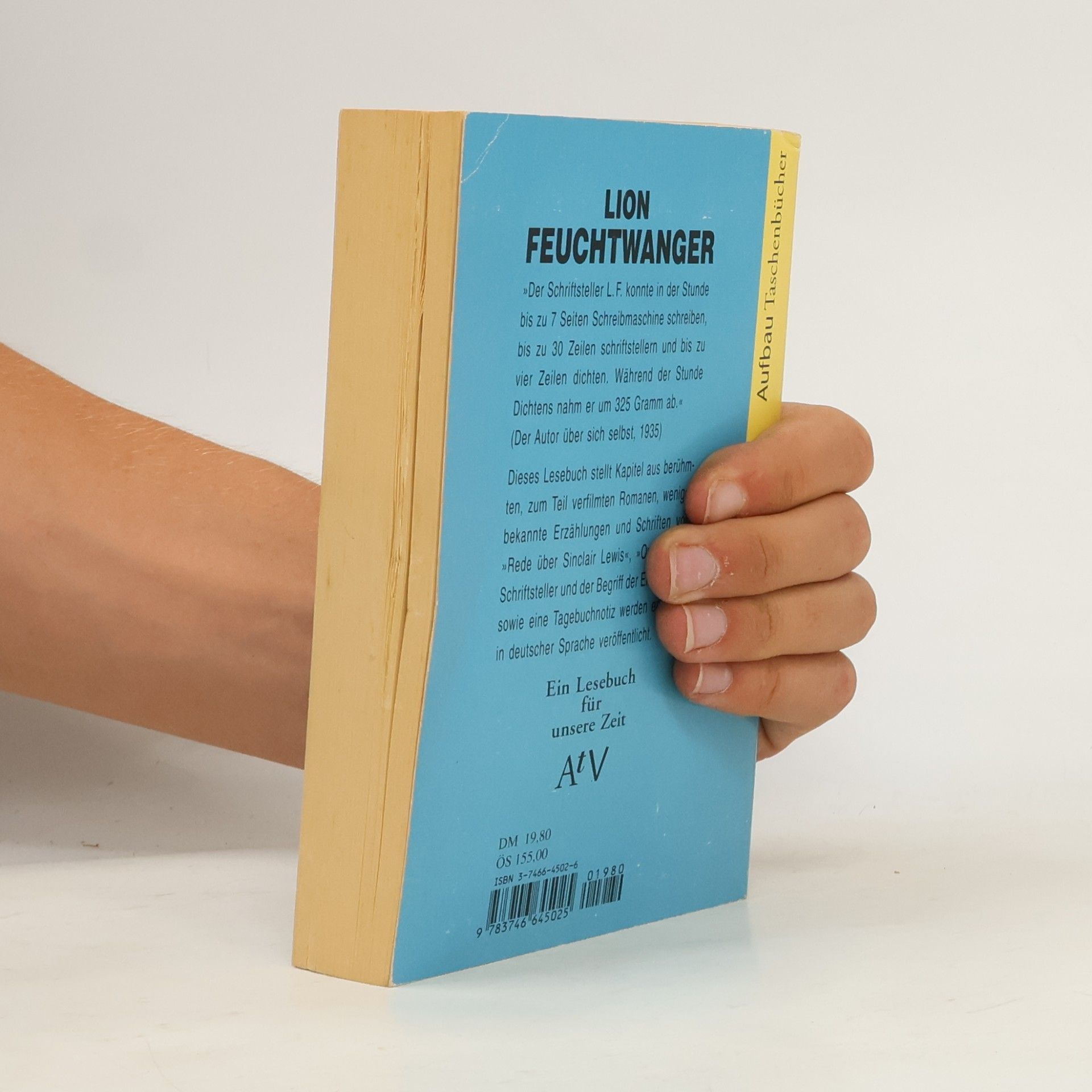 Lion Feuchtwanger Ein Lesebuch für unsere Zeit