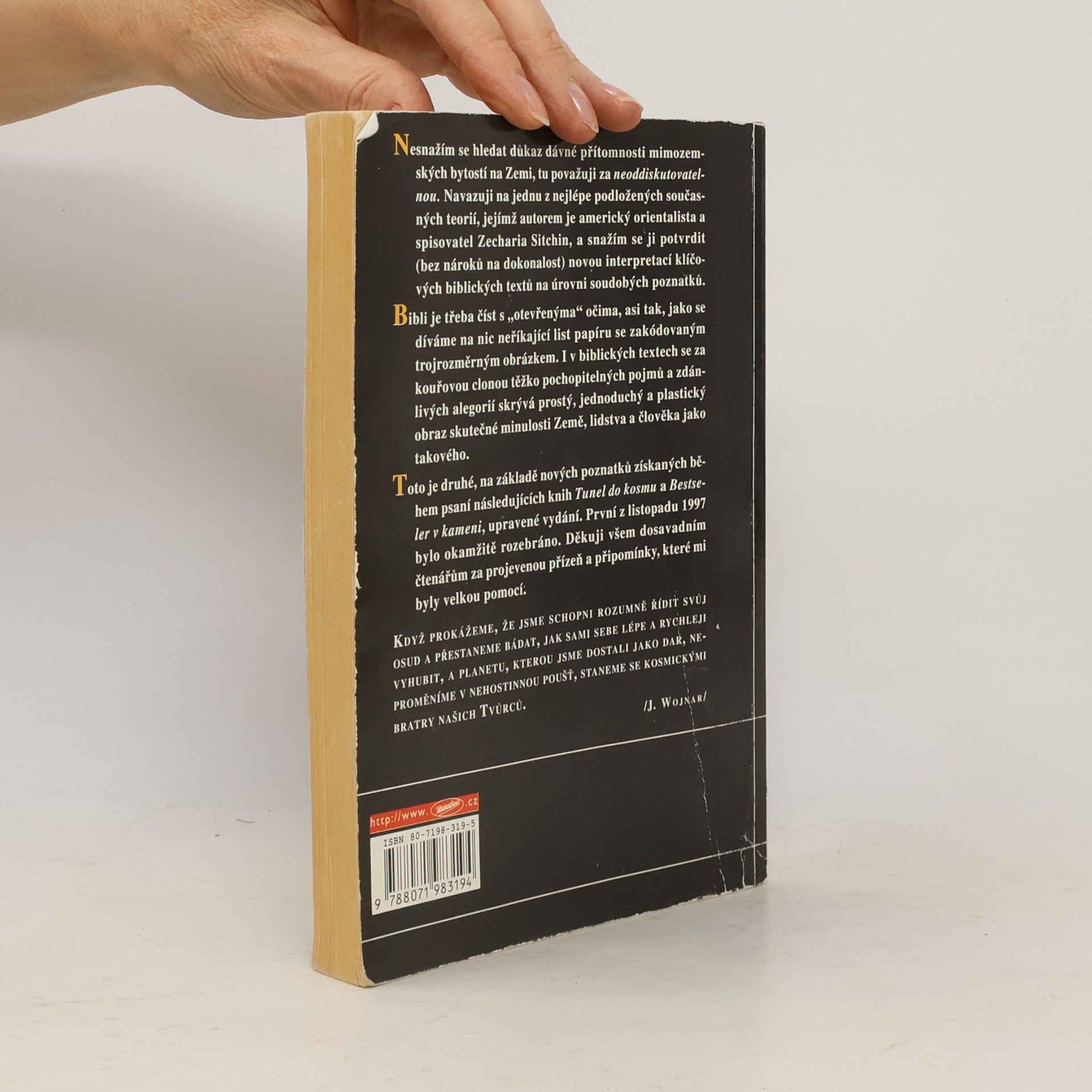 Wojnar Jiří UFO, bible a konec světa
