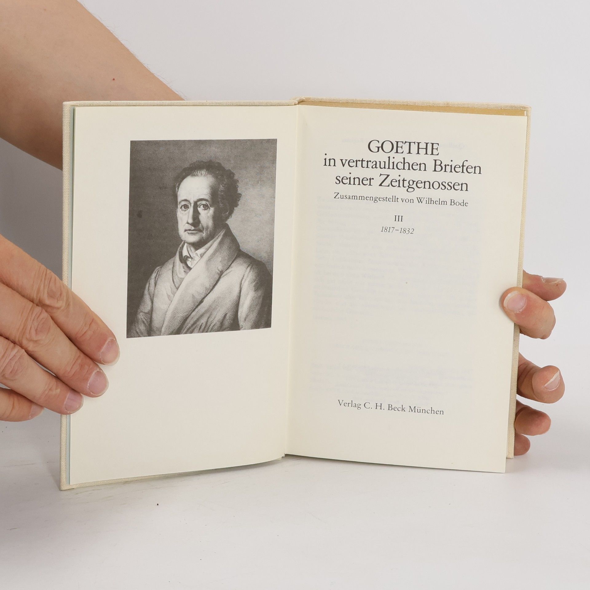 Regine Otto Goethe in vertraulichen Briefen seiner Zeitgenossen