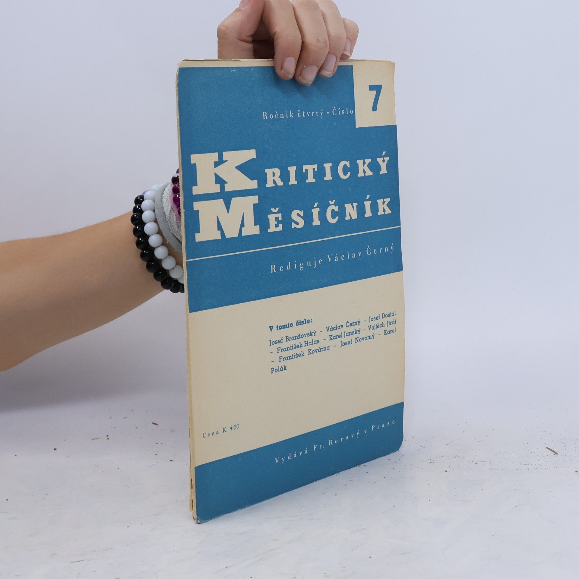 Václav Černý Kritický měsíčník 7