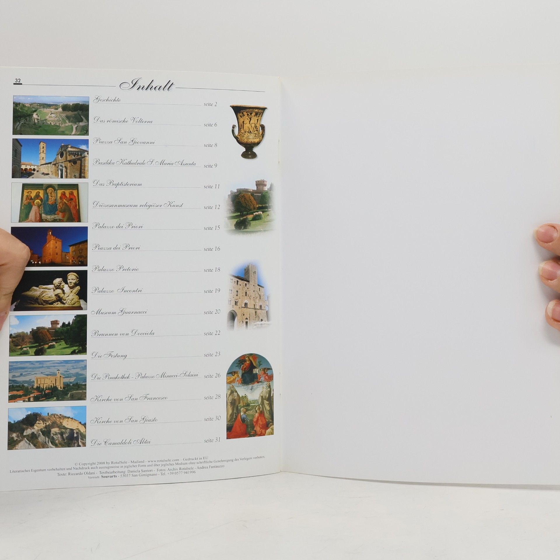 Riccardo Oldani Way: Volterra. Geschichte, Denkmäler, Kunst