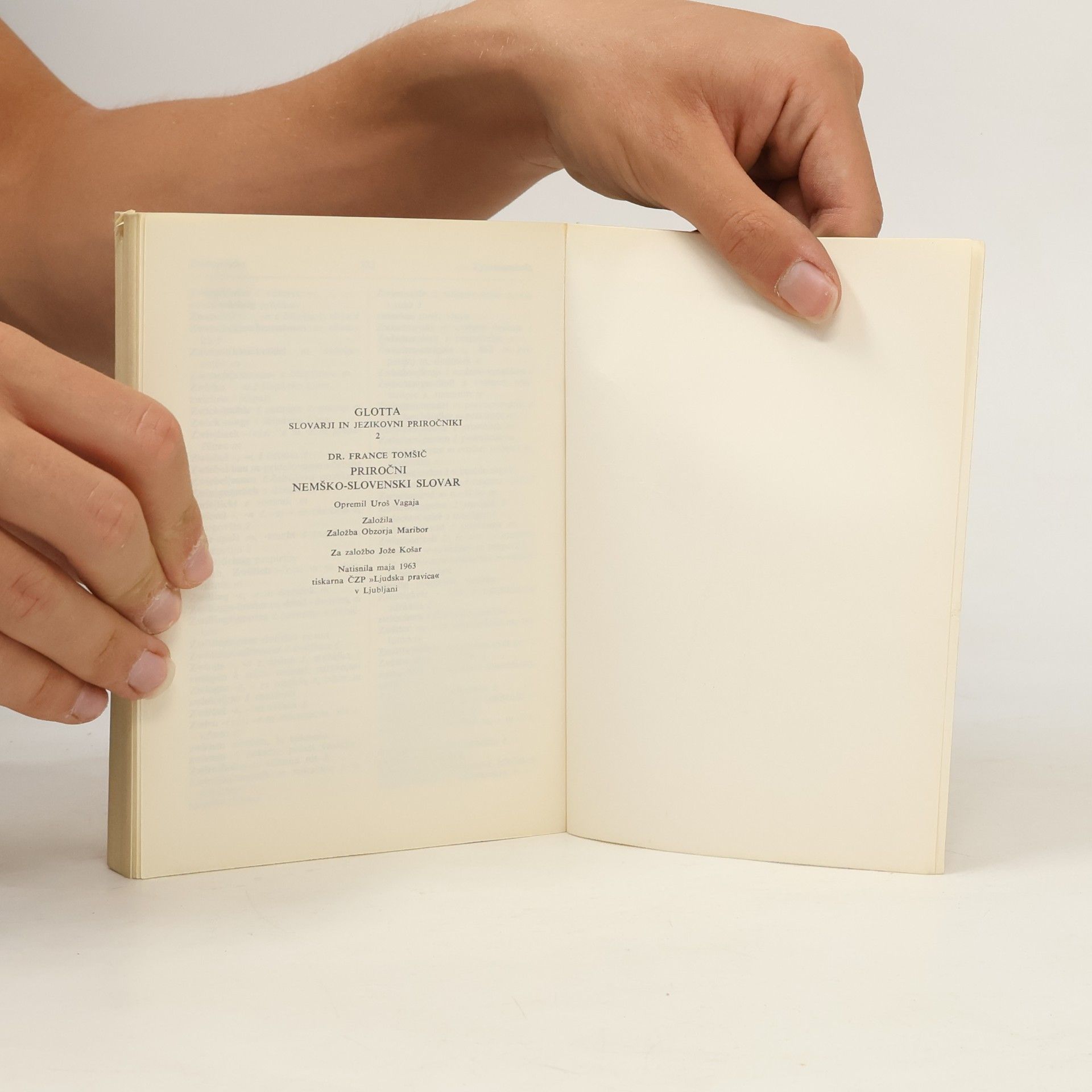 Various authors Nemško-slovenski slovar. Deutsch-slowenisches Wörterbuch