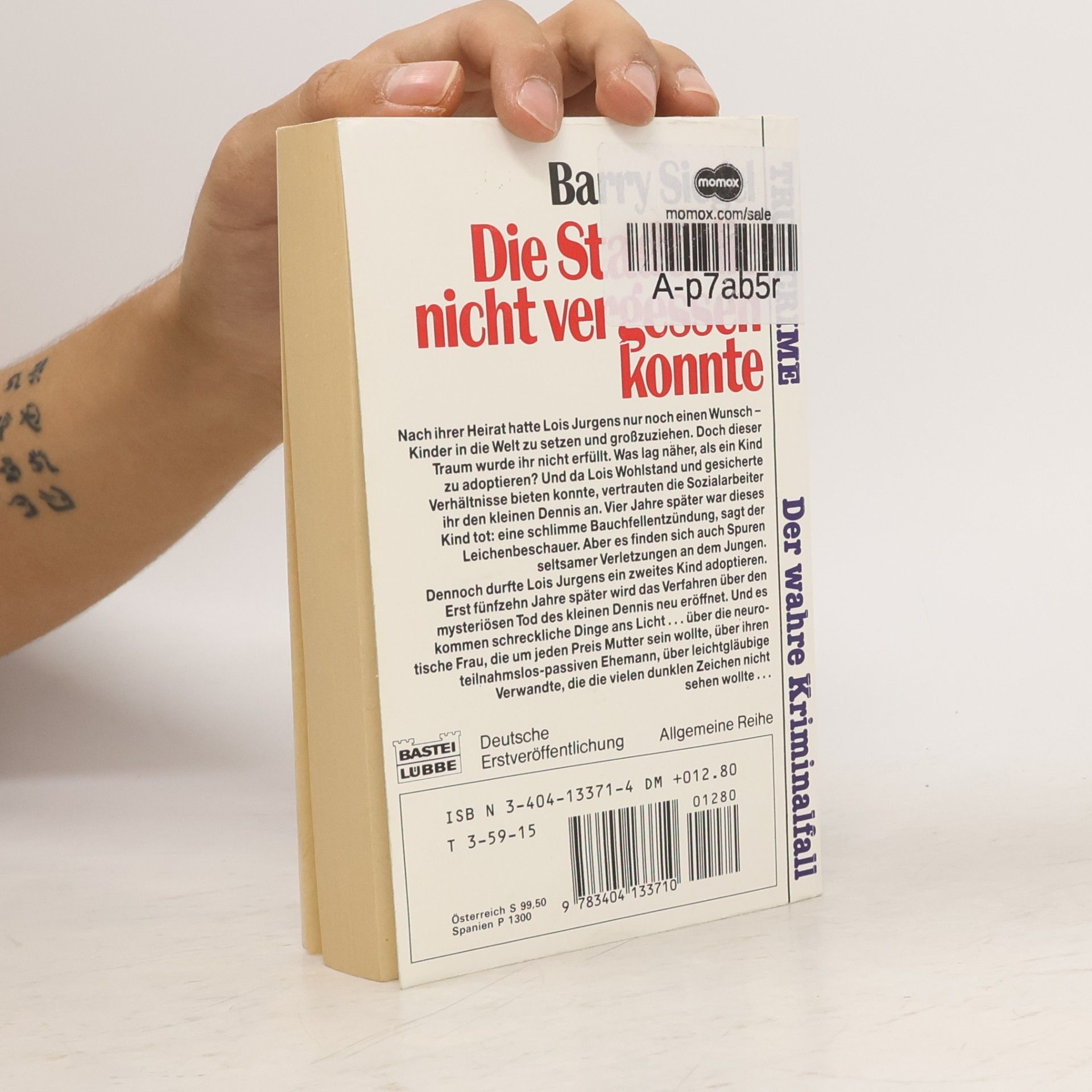 Barry Siegel Die Stadt, die nicht vergessen konnte