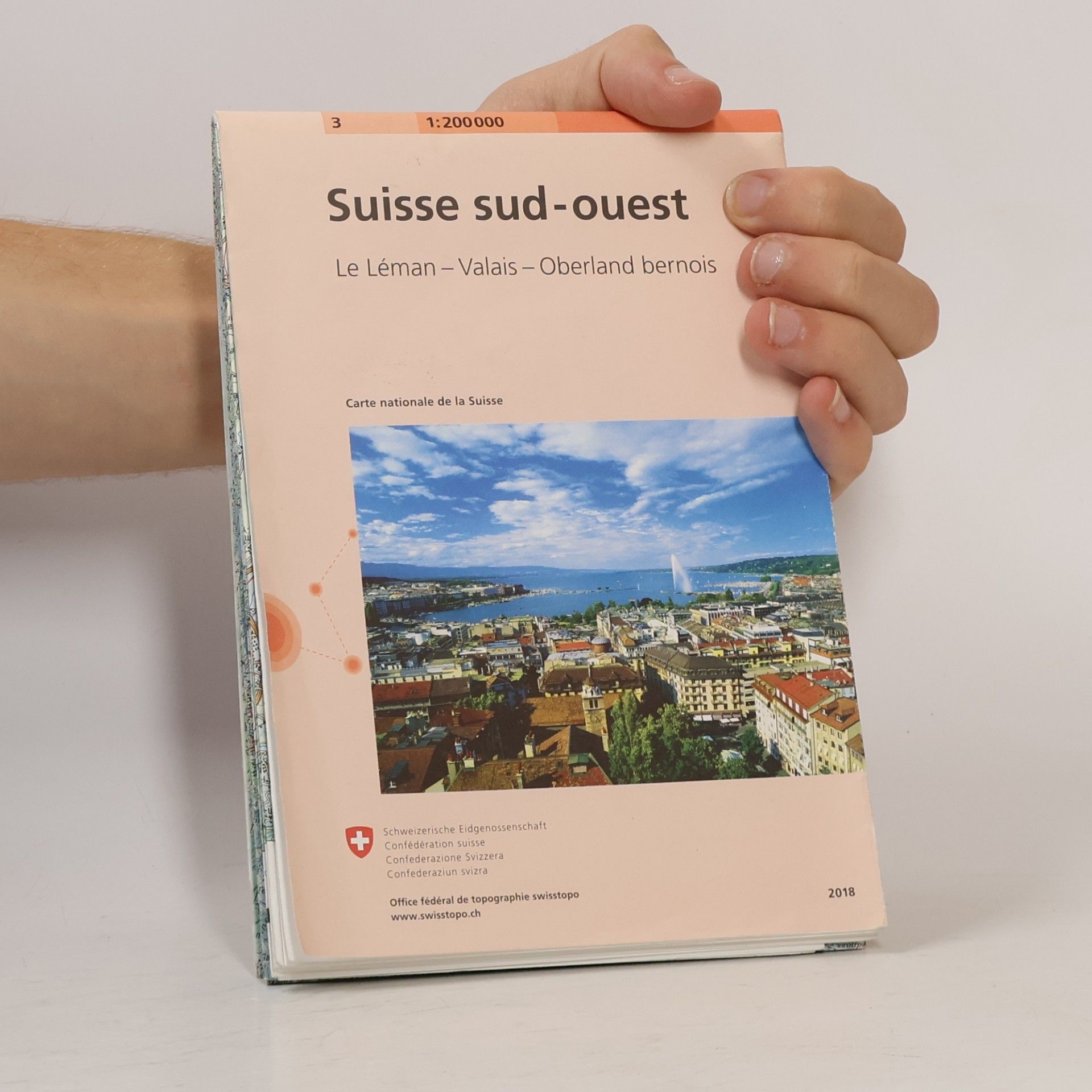 Kolektiv autorů Swisstopo Schweiz Süd-West 1 : 200 000