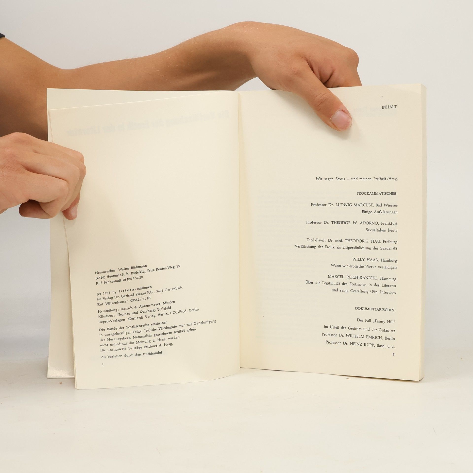 kolektiv Littera 6. Die Verfälschung der Erotik in der Literatur