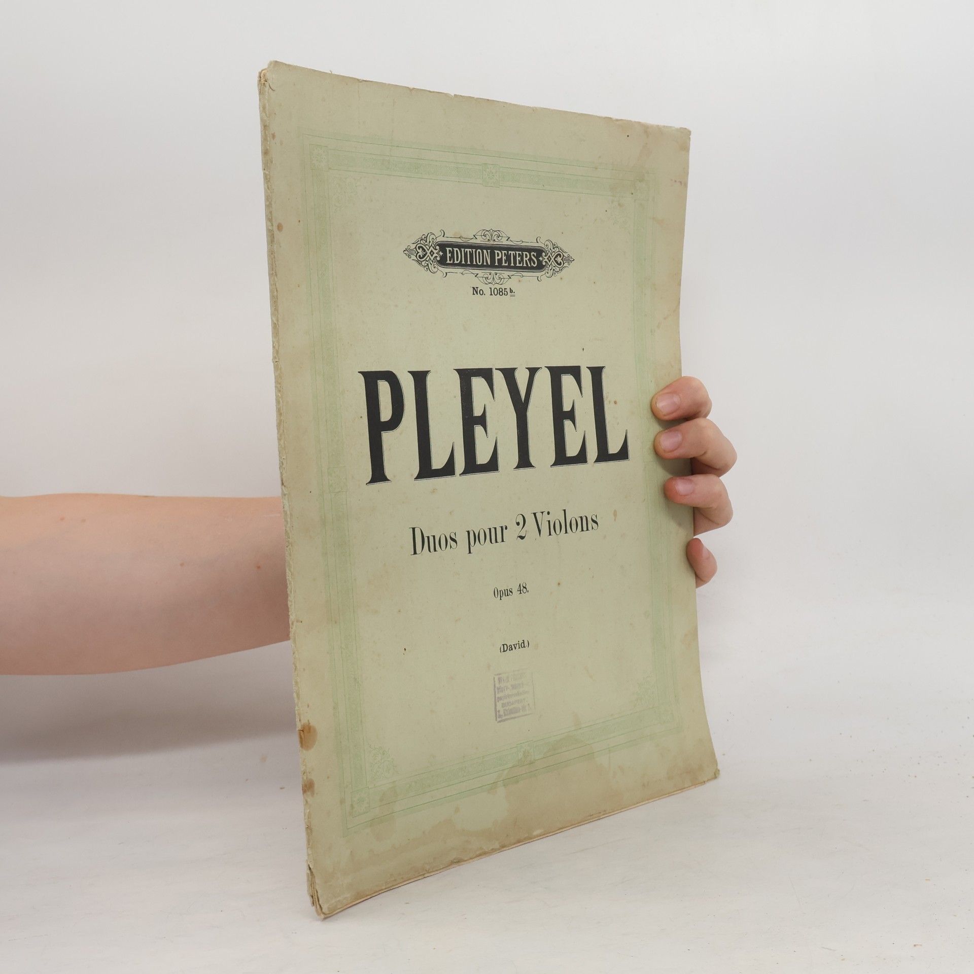 Pleyel. Duos pour 2 Violons. Opus 48.