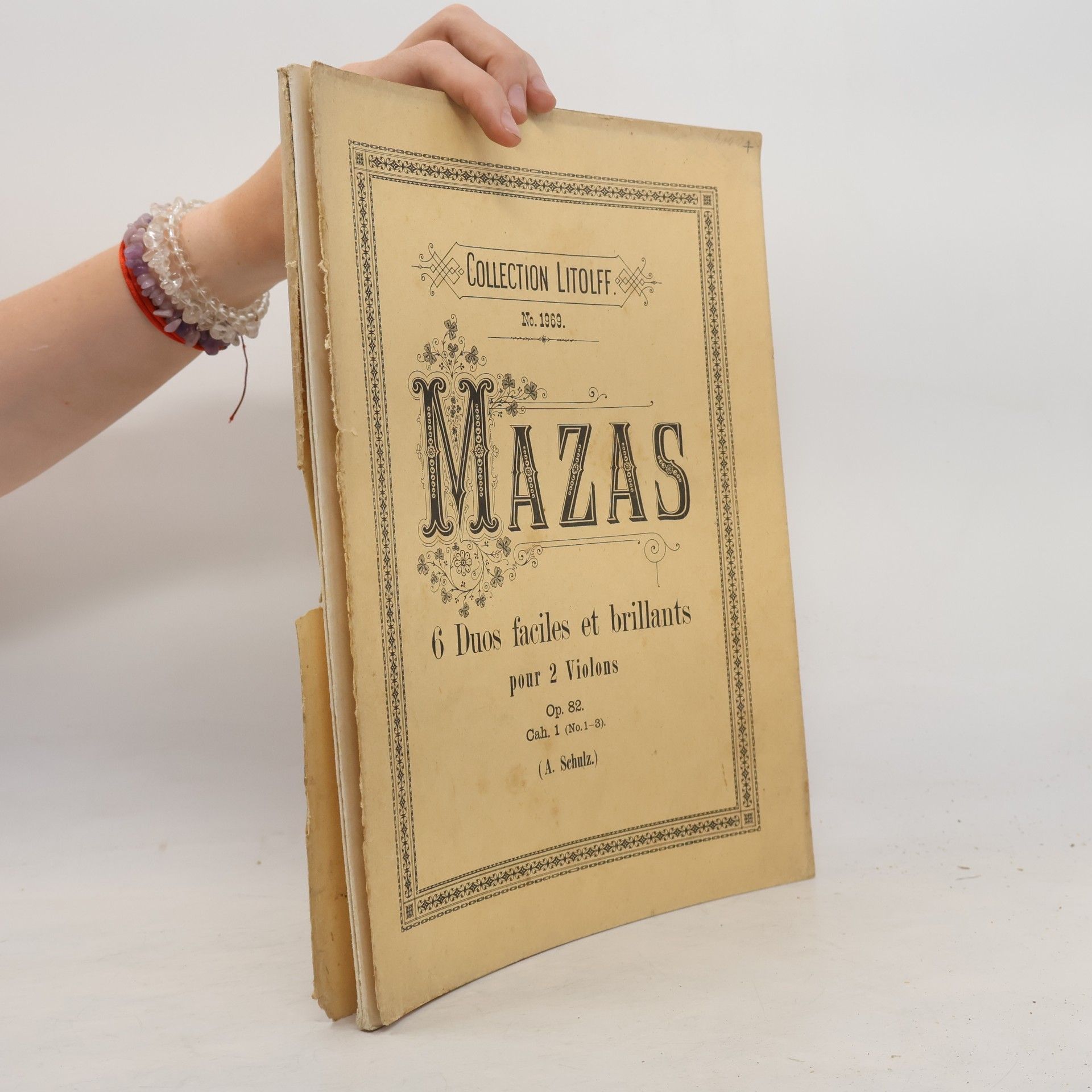 Mazas. 6 Duos faciles et brillants pour 2 Violons