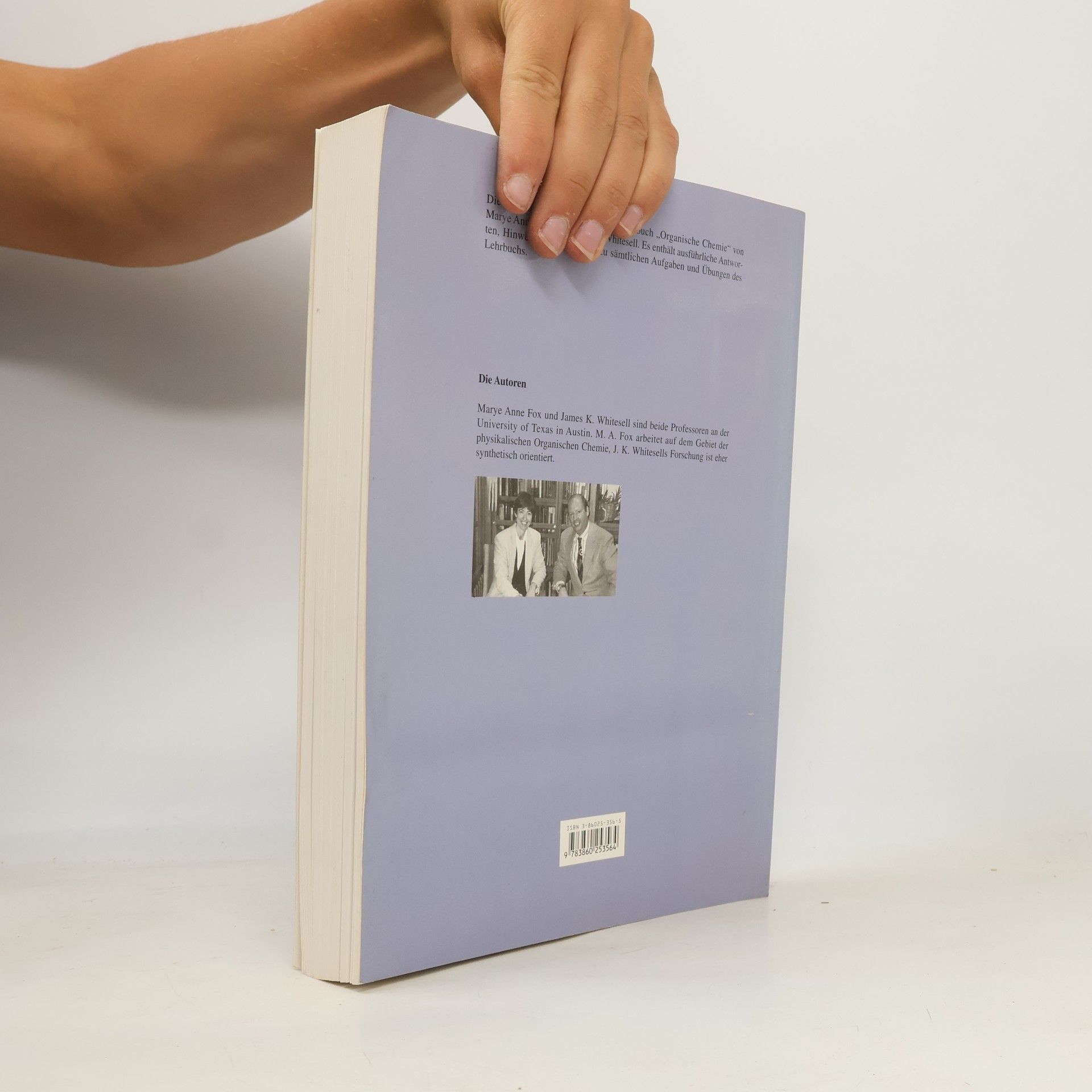 Marye Anne Fox Arbeitsbuch zur organischen Chemie