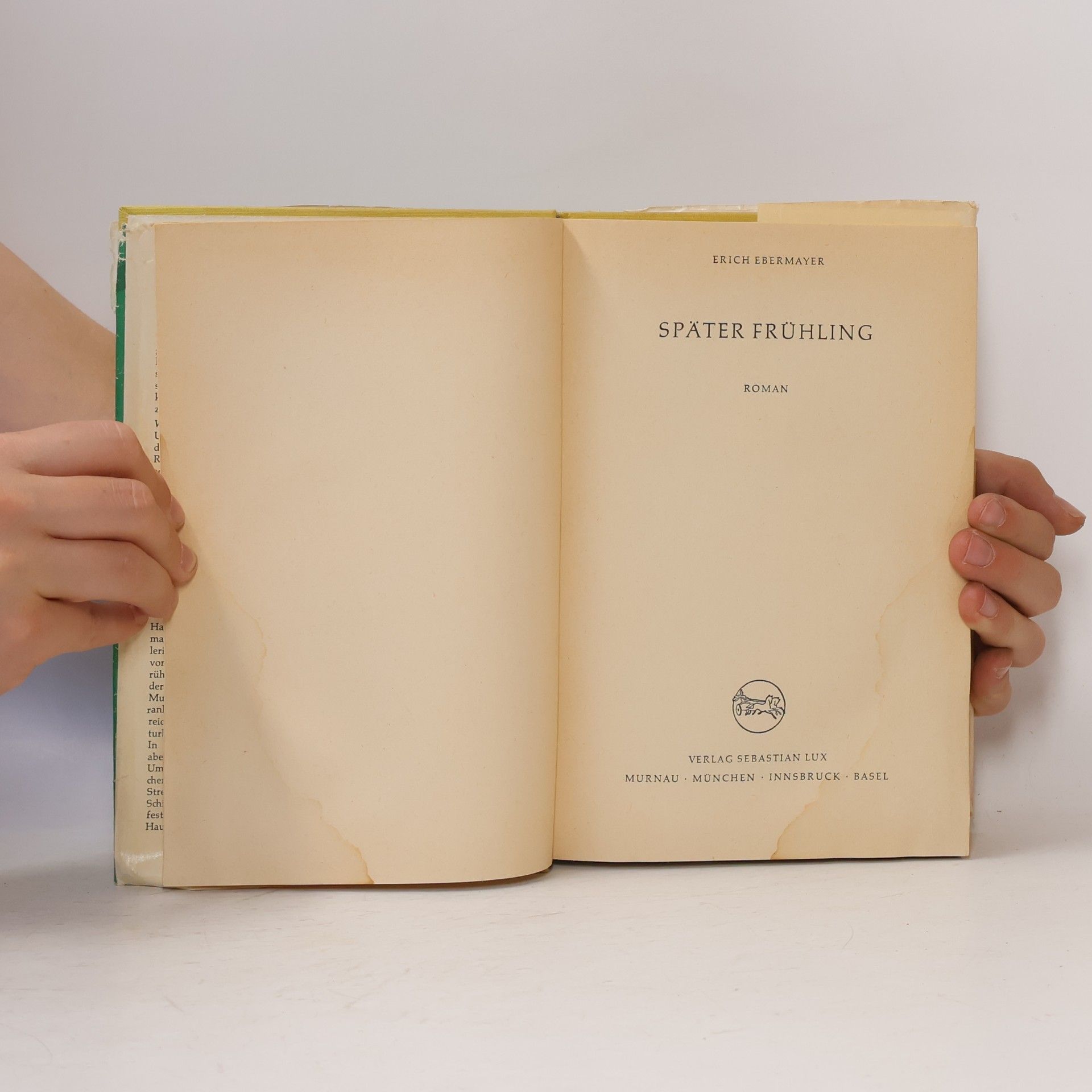 Erich Ebermayer Später Frühling
