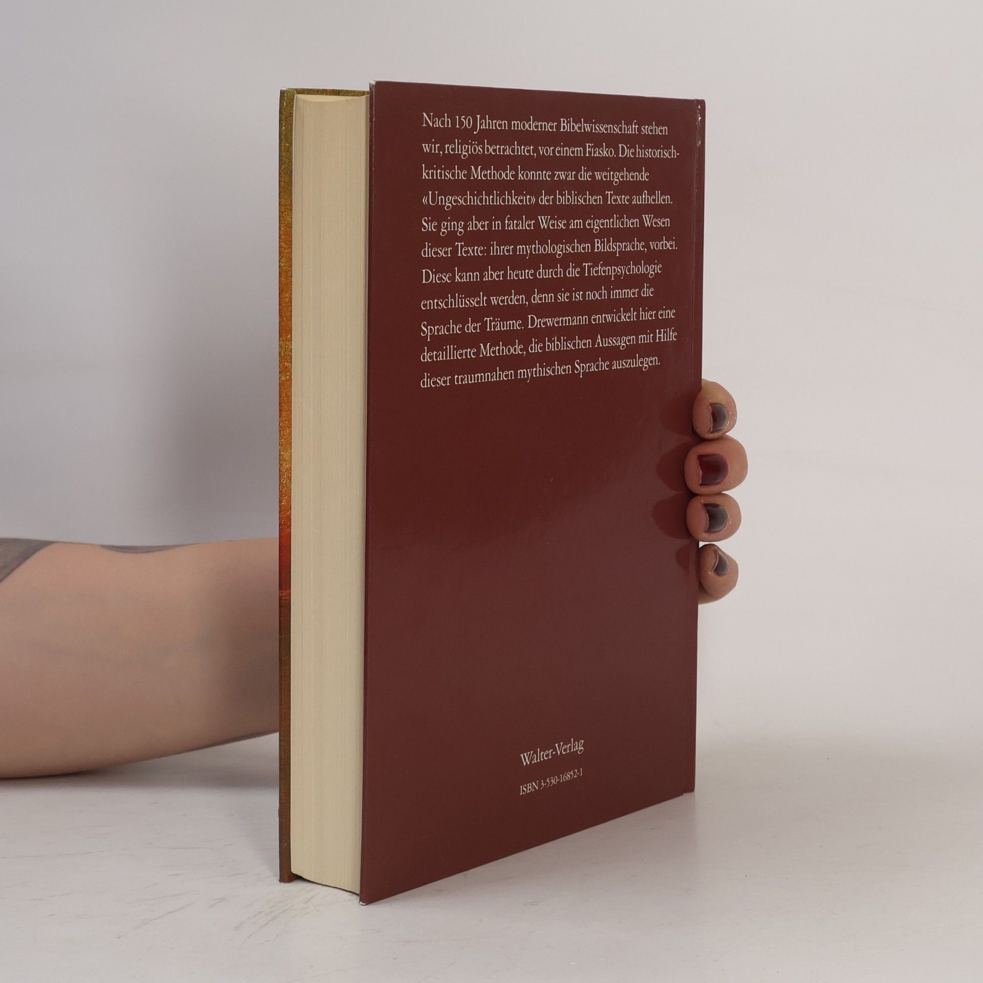 Eugen Drewermann Tiefenpsychologie und Exegese. Band I.