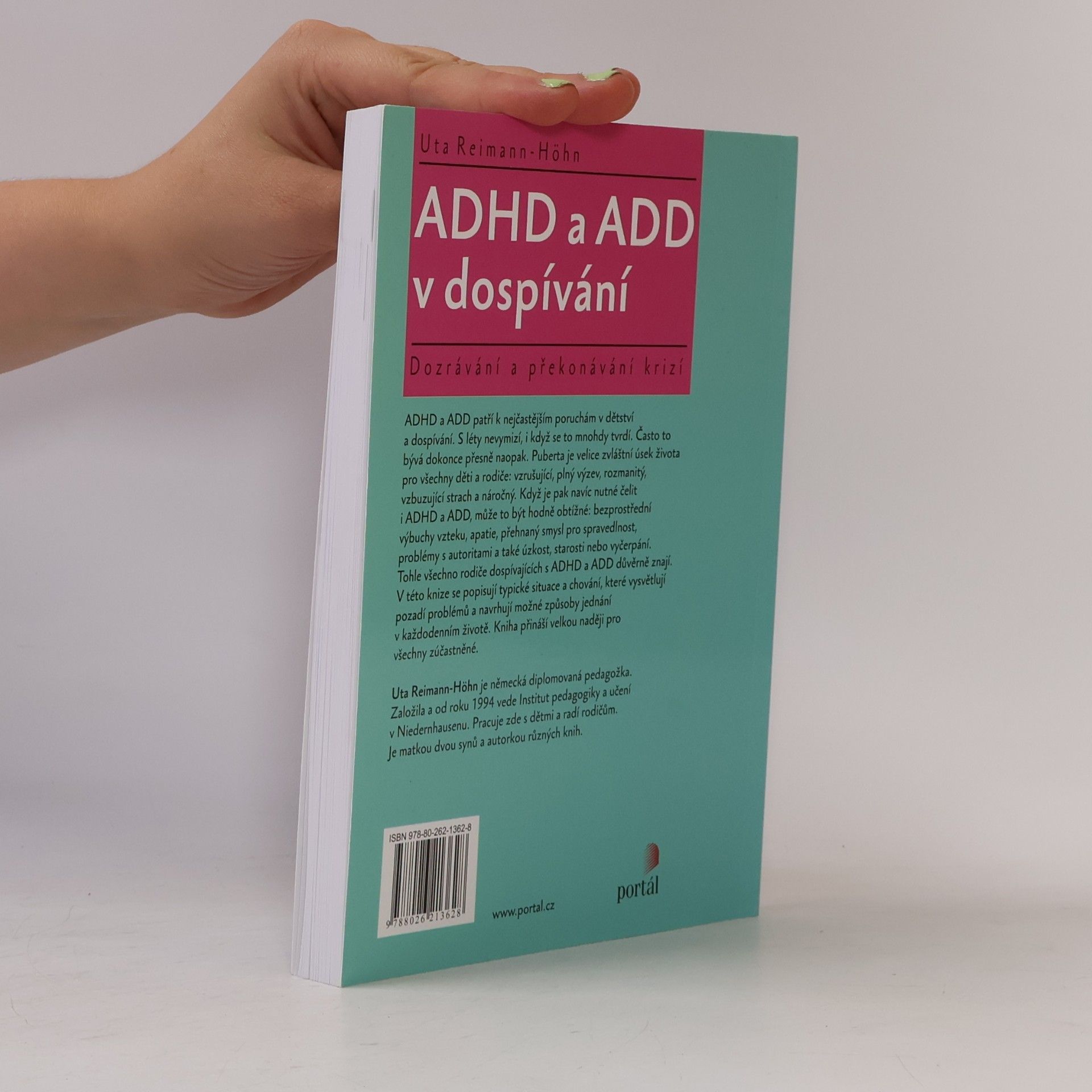 Uta Reimann Höhn ADHD a ADD v dospívání