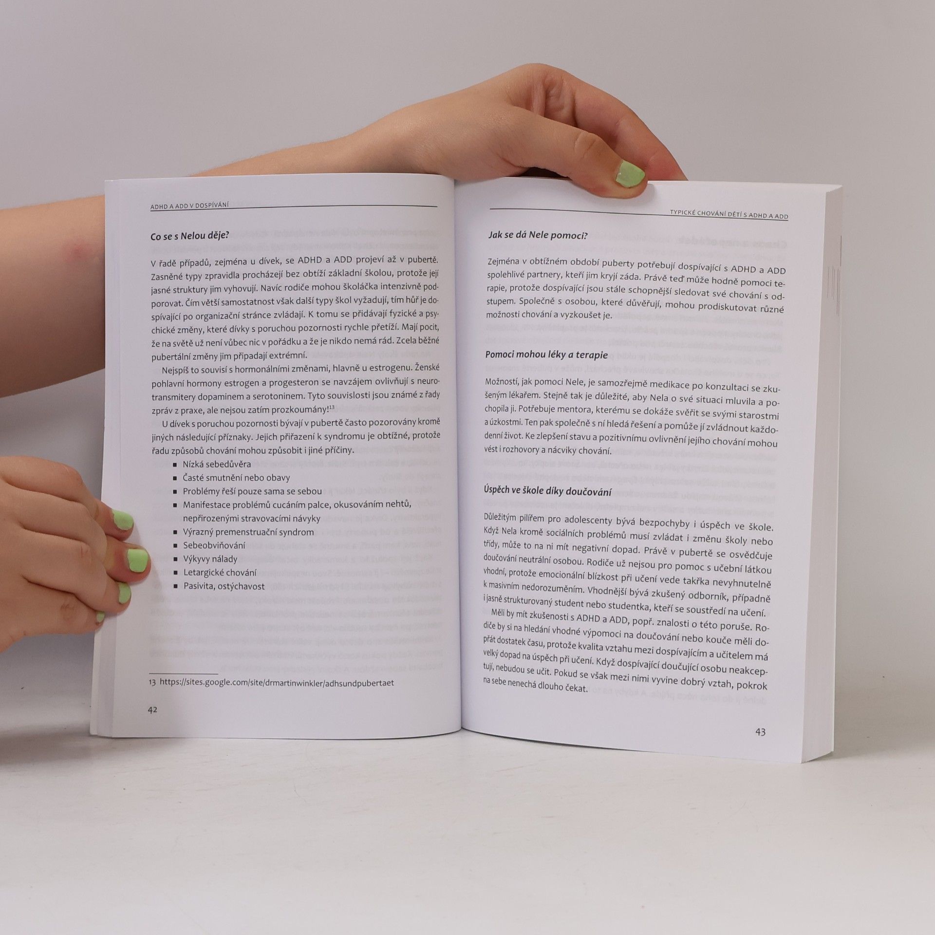 Uta Reimann Höhn ADHD a ADD v dospívání