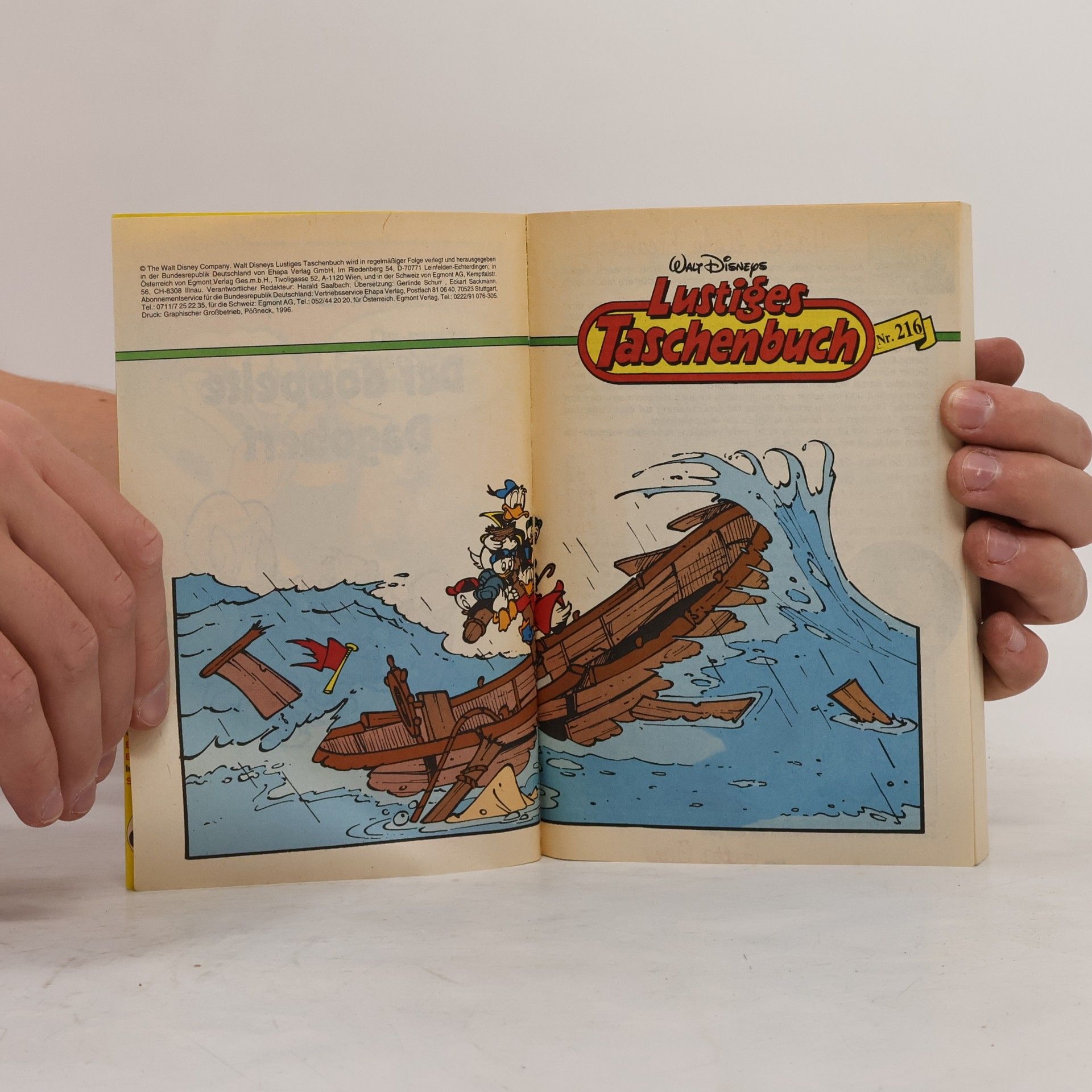 Walt Disney Lustiges Taschenbuch Nr. 216. Der doppelte Dagobert