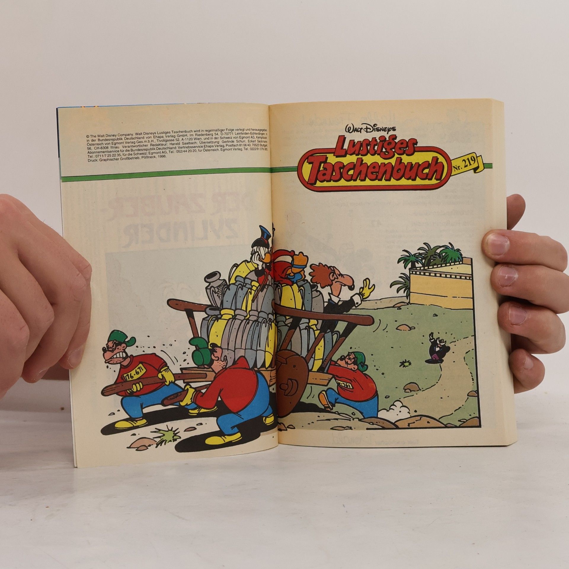 Walt Disney Lustiges Taschenbuch 219. Der Zauberzylinder