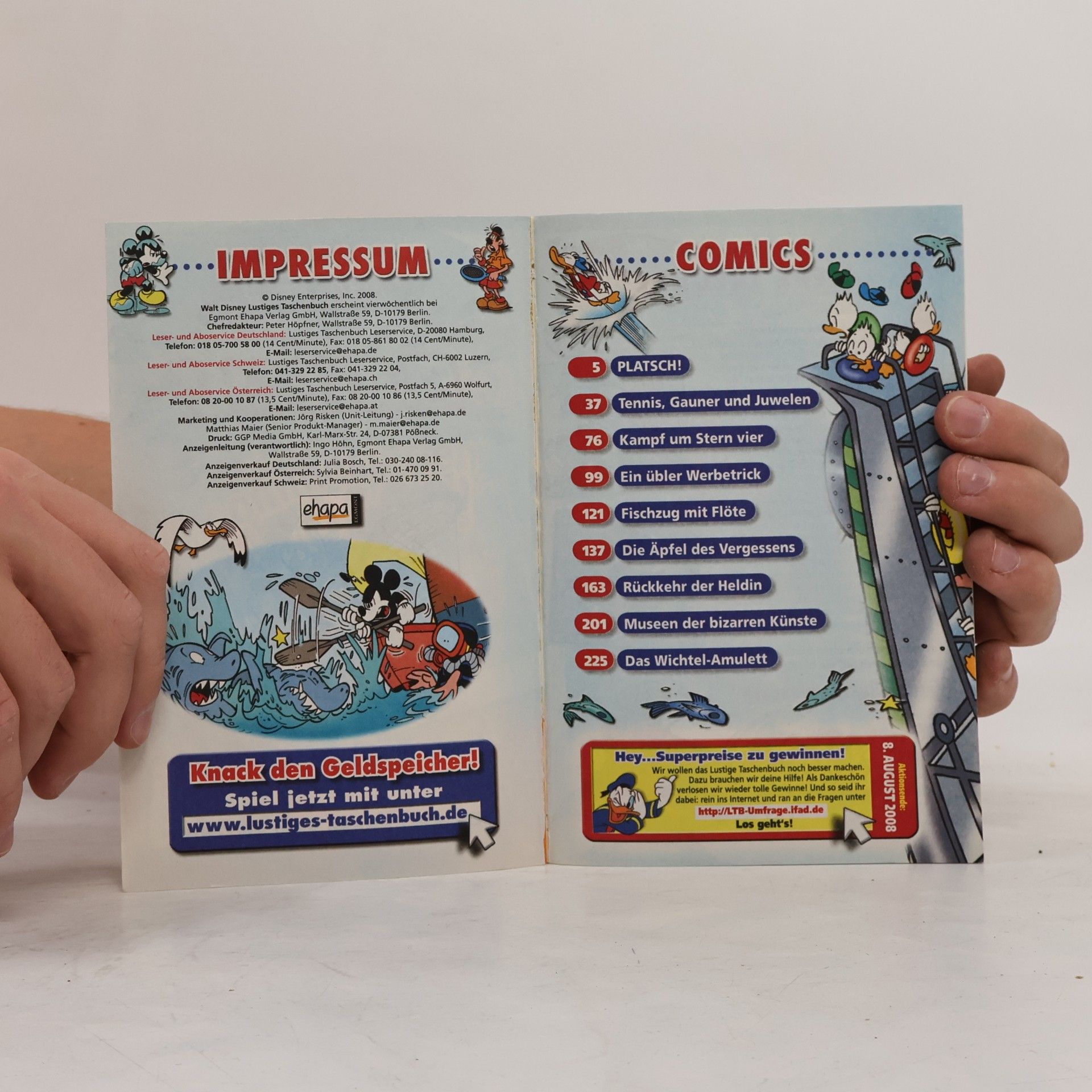 Walt Disney Lustiges Taschenbuch 379. Platsch!