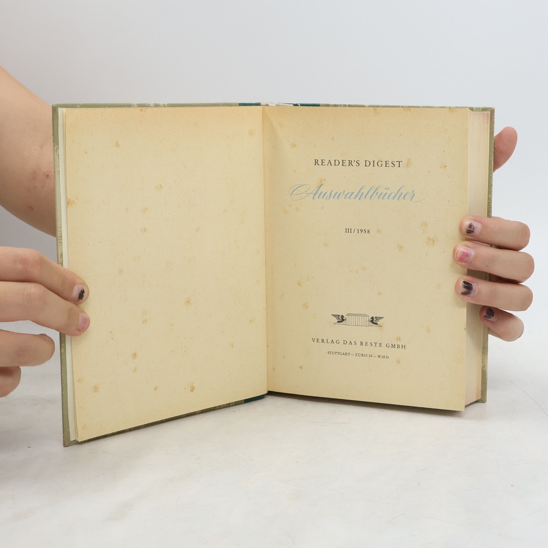 Laurens Van der Post Reader's Digest Auswahlbücher