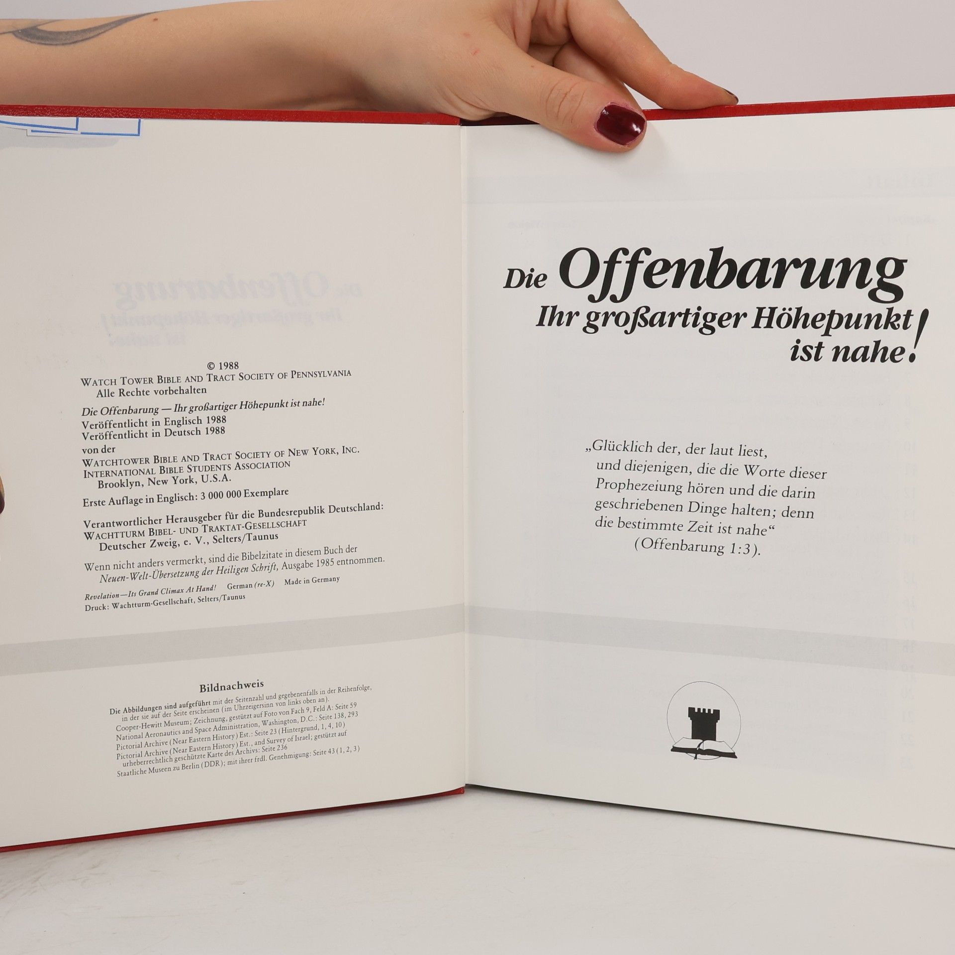 Various authors Die Offenbarung. Ihr grossartiger Höhepunkt ist nahe!