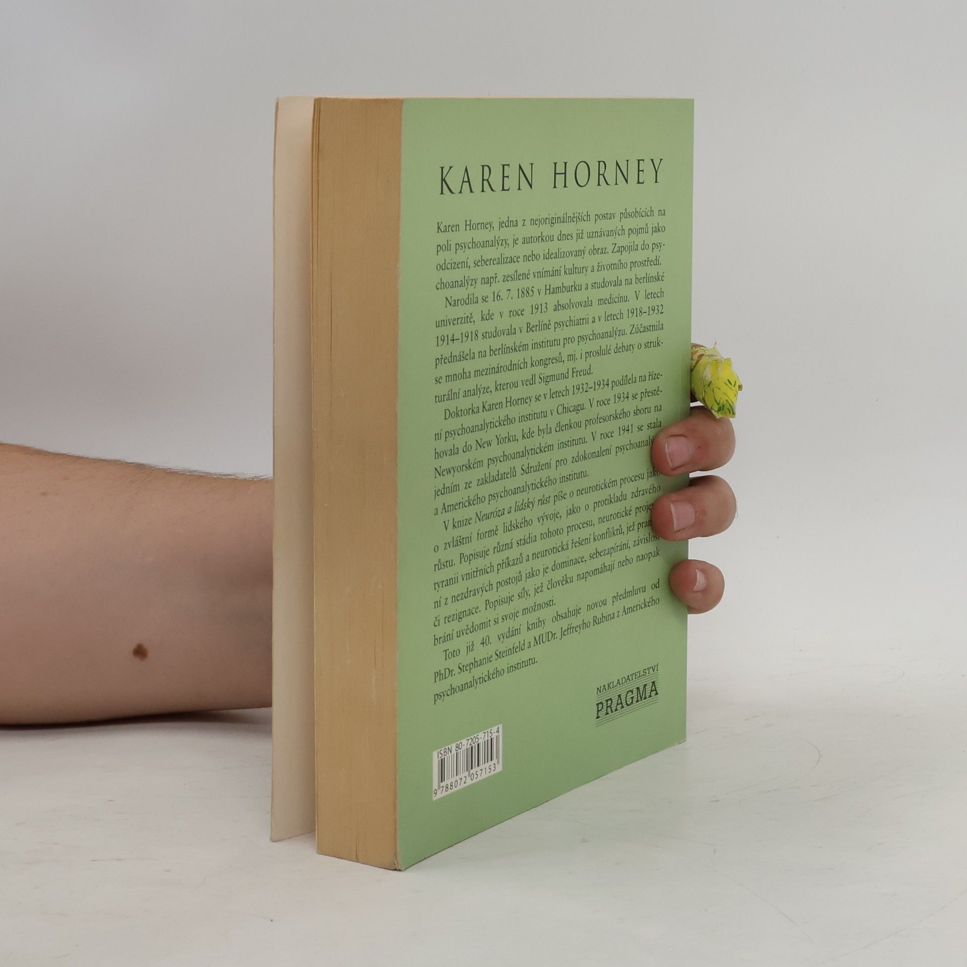 Karen Horney Neuróza a lidský růst. Zápas o seberealizaci