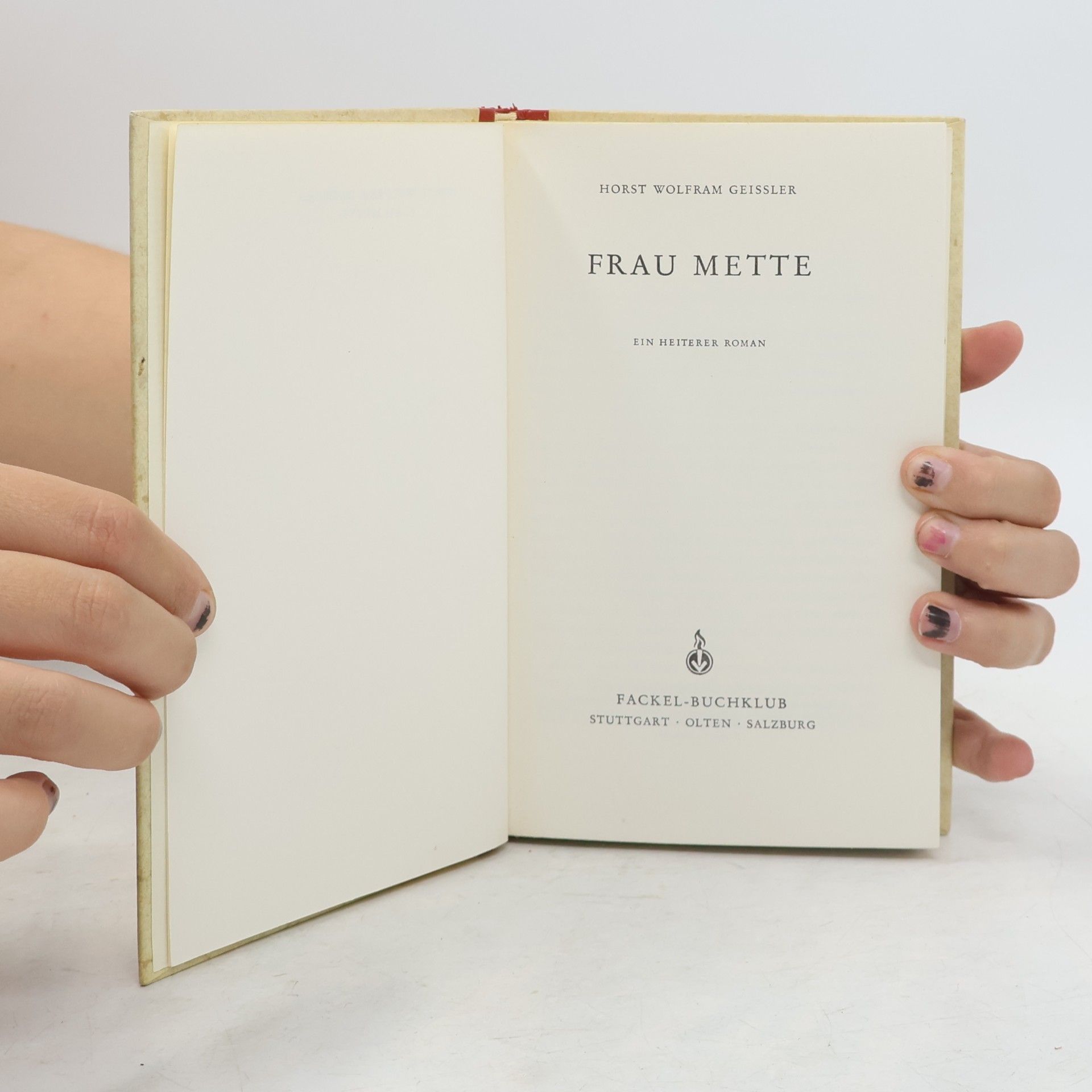 Horst Wolfram Geißler Frau Mette