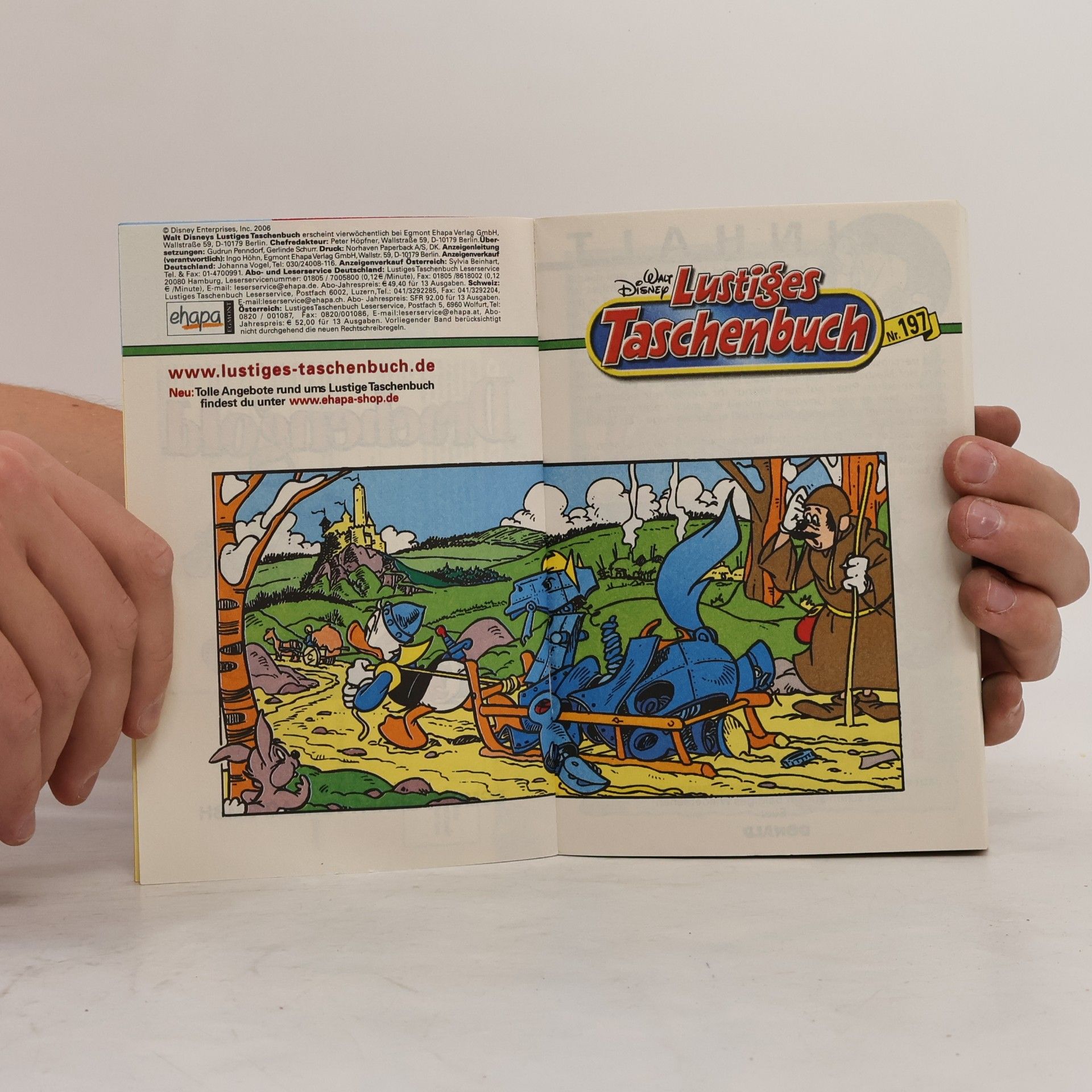 Walt Disney Lustiges Taschenbuch 197. Drachengold