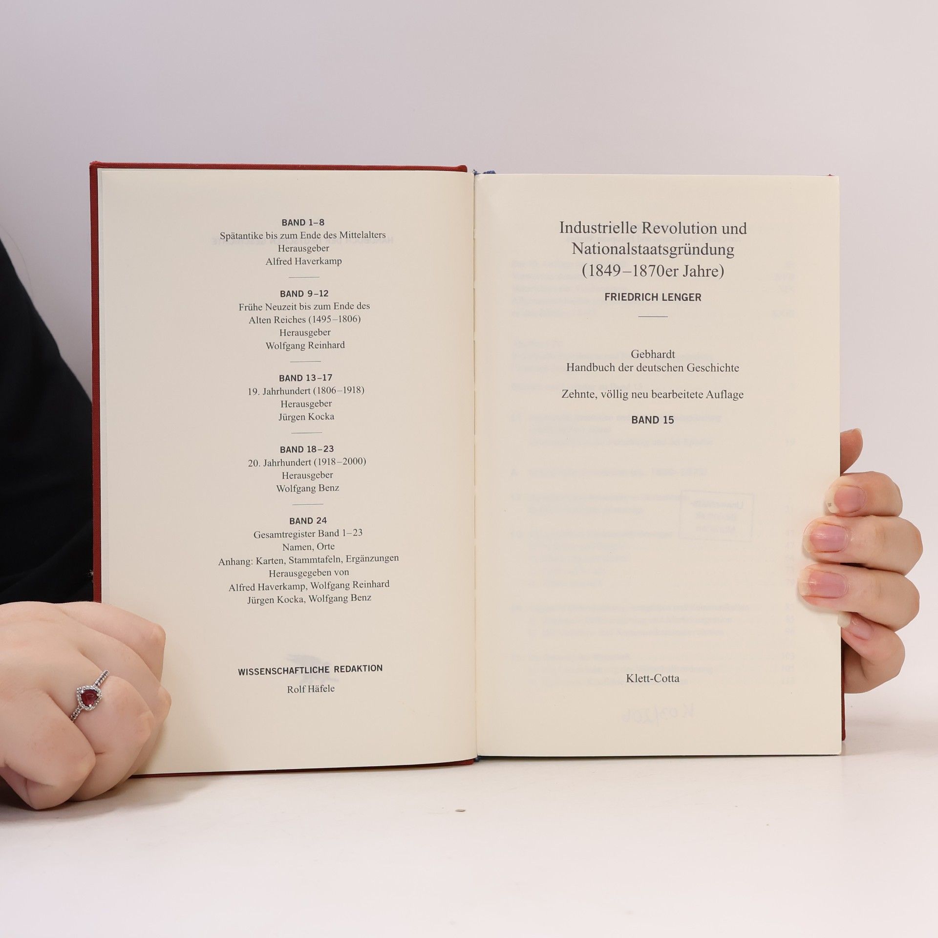 Friedrich Lenger Handbuch der deutschen Geschichte - 15: Industrielle Revolution und Nationalstaatsgründung