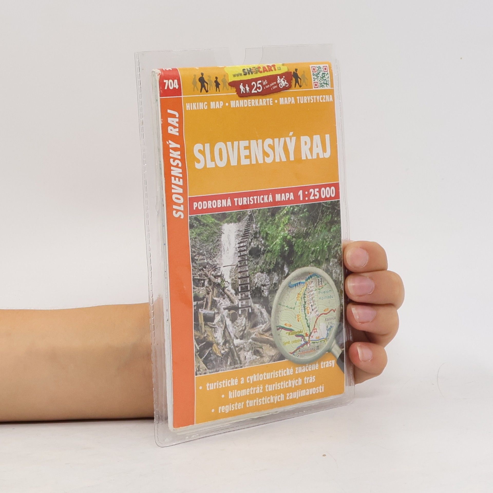 Kolektiv autorů Slovenský Raj 1:25T/704 Turistická mapa SHOCart