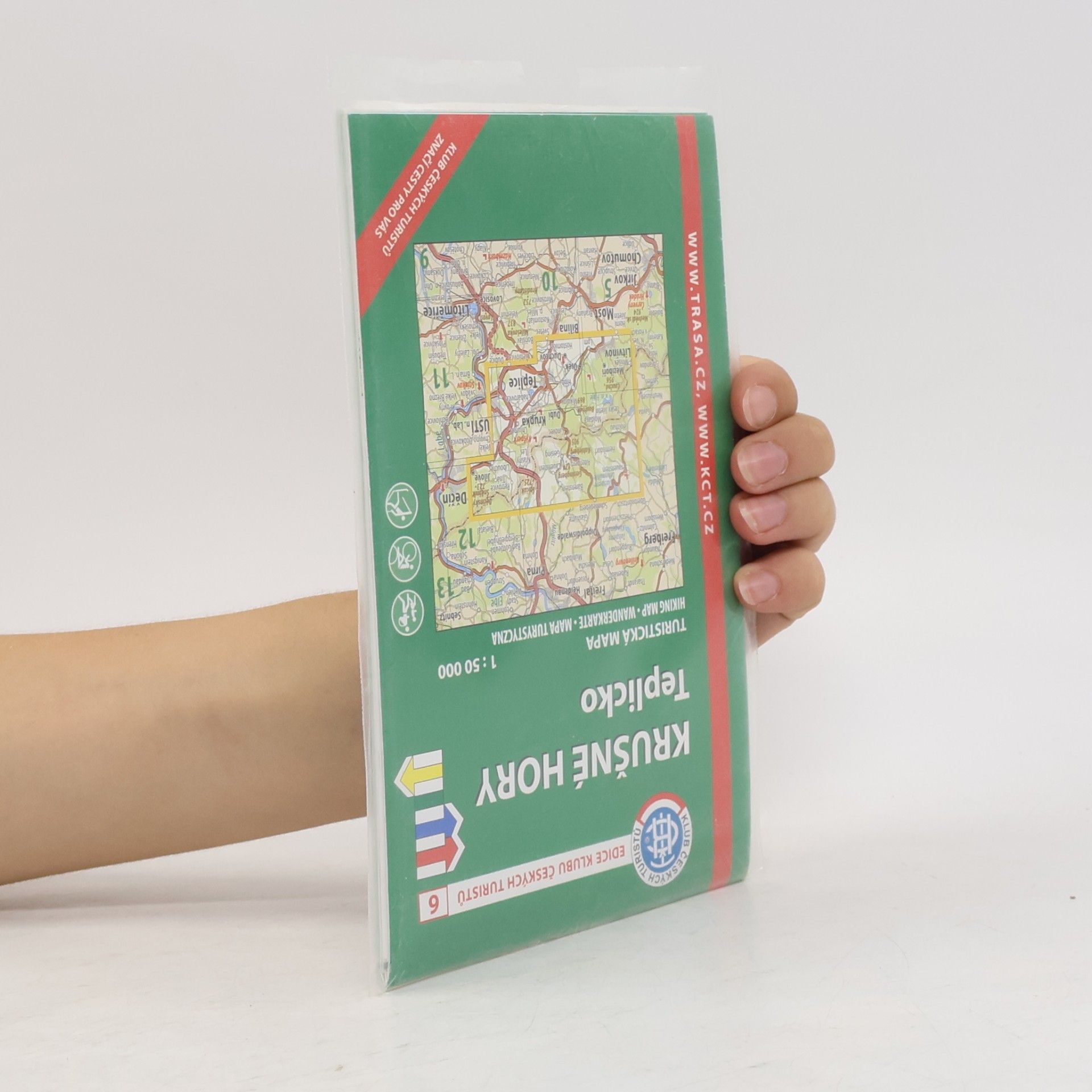 Kolektiv autorů Krušné hory : Teplicko : turistická mapa 1:50 000 Krušné hory - Teplicko Teplicko
