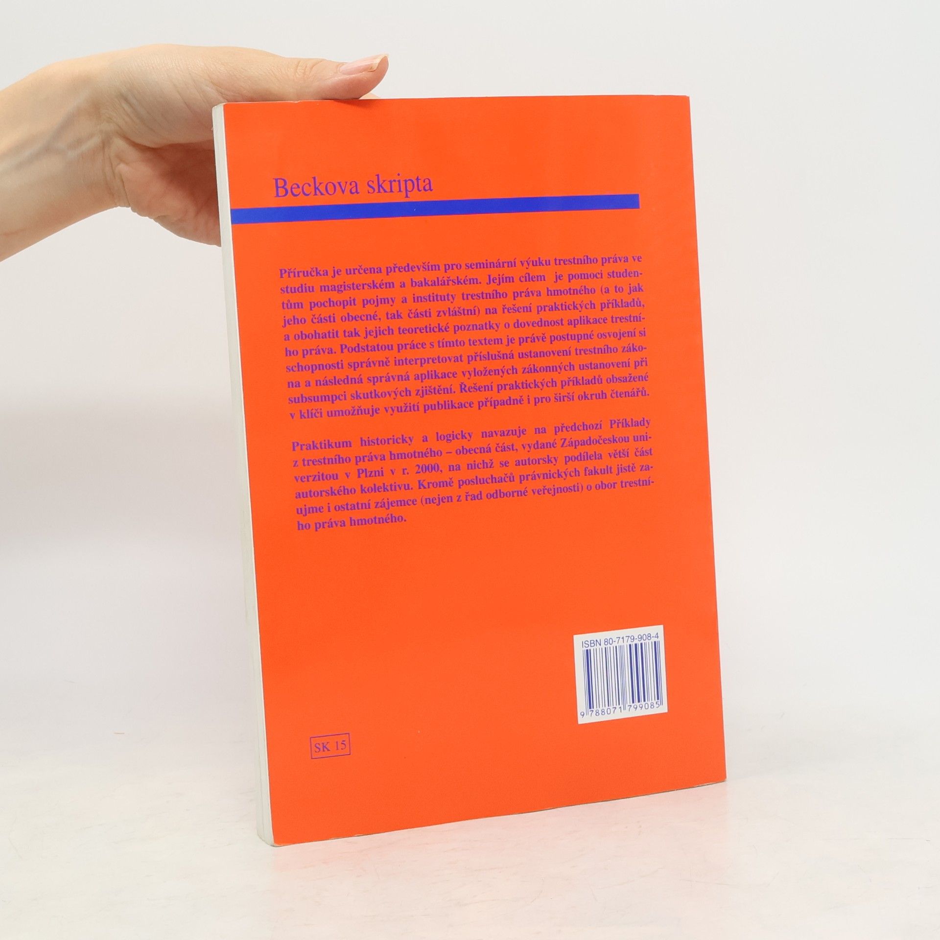 Various authors Praktikum z trestního práva hmotného
