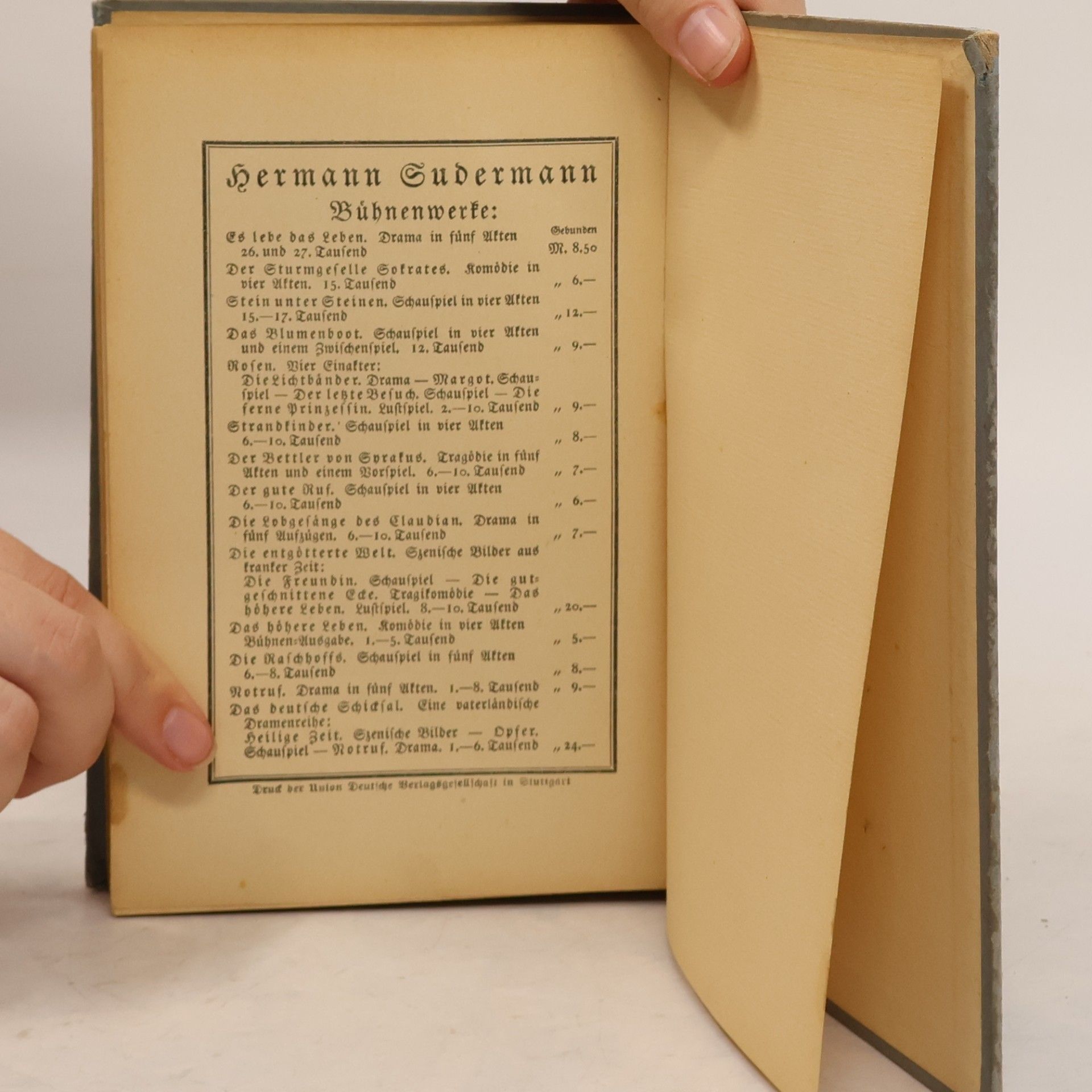 Hermann Südermann Romane und Novellen 6