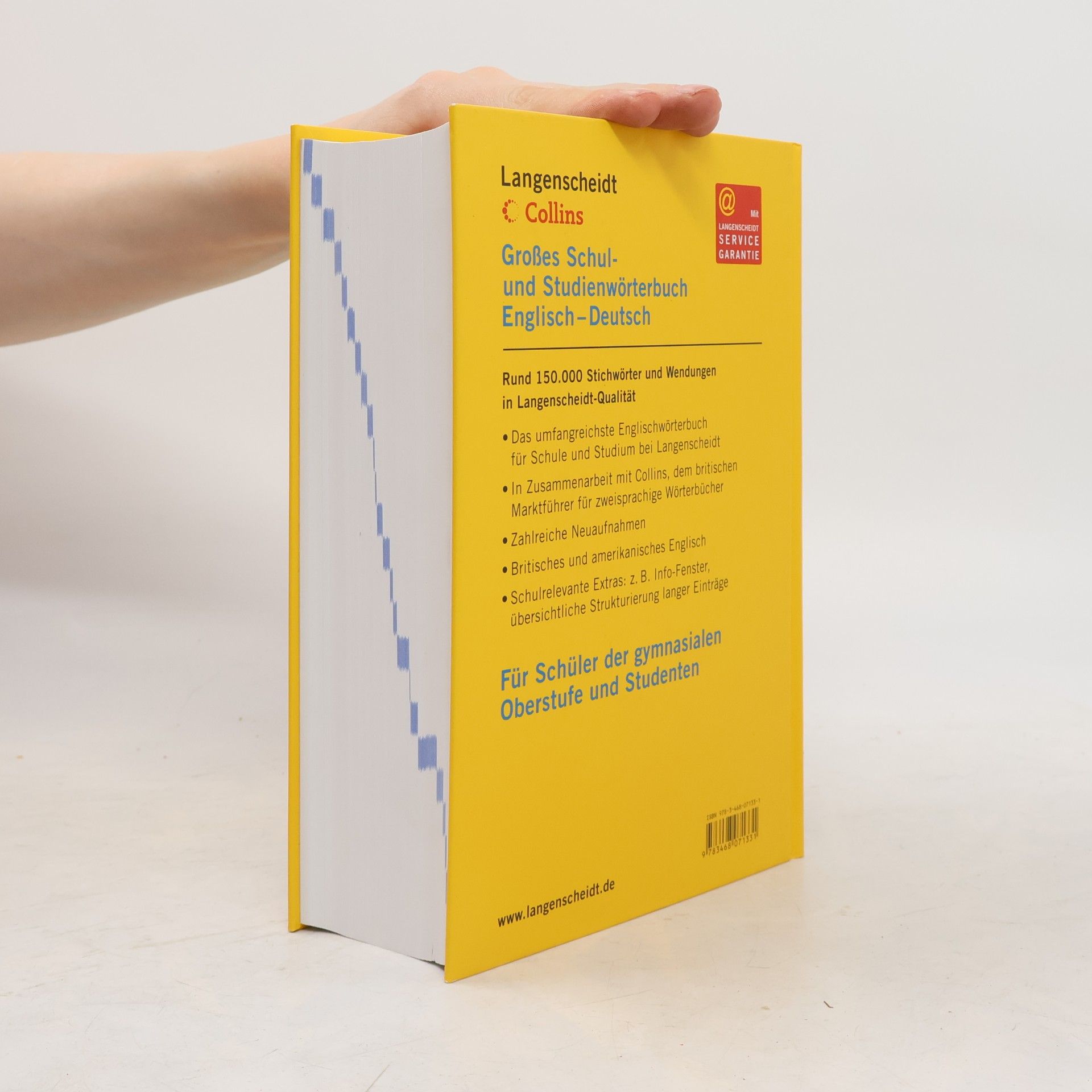 Rob Scriven Langenscheidt, Collins, Großes Schul- und Studienwörterbuch Englisch-Deutsch