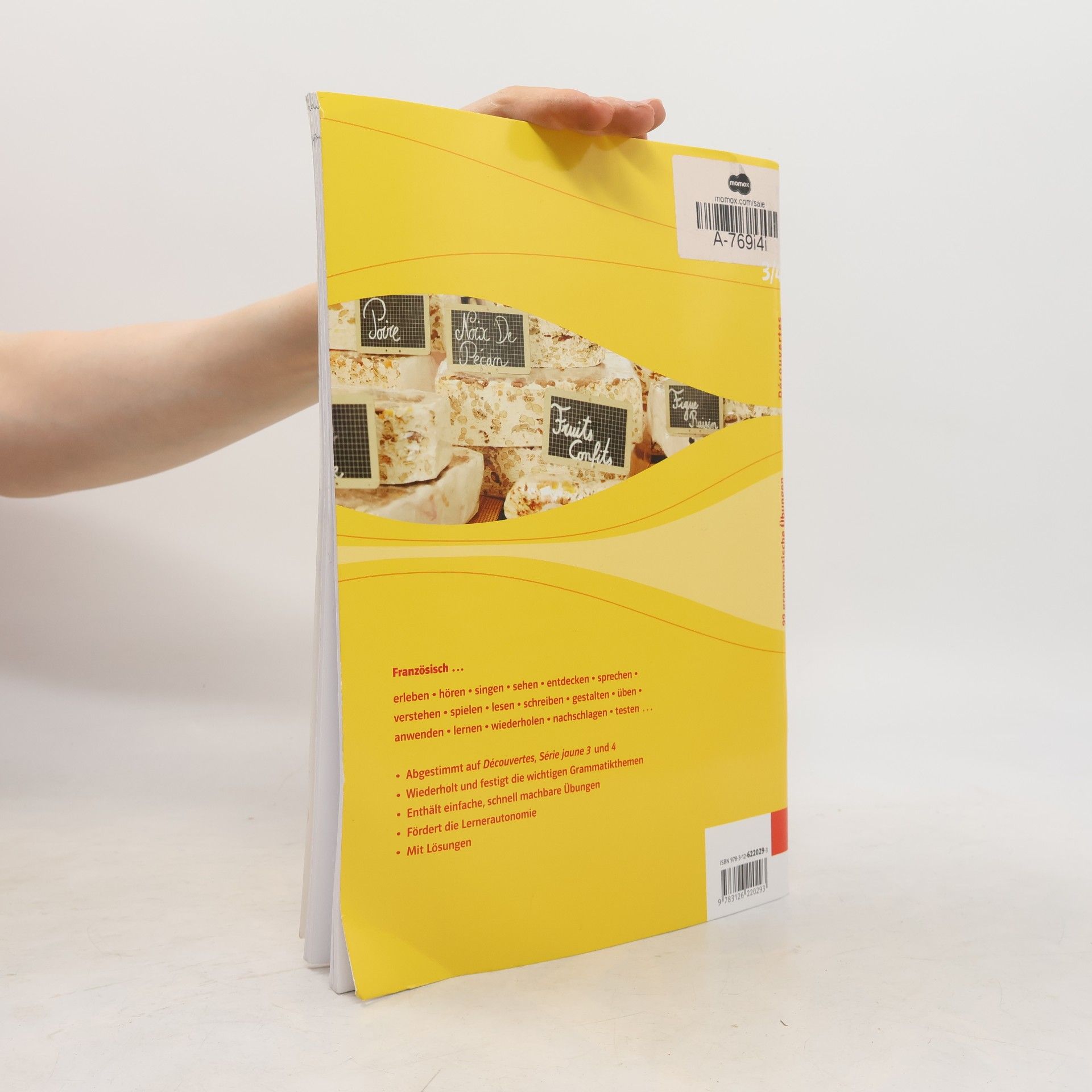 Série jaune - 3/4: Découvertes - Schüler- und Lehrermaterial (Doppelband)