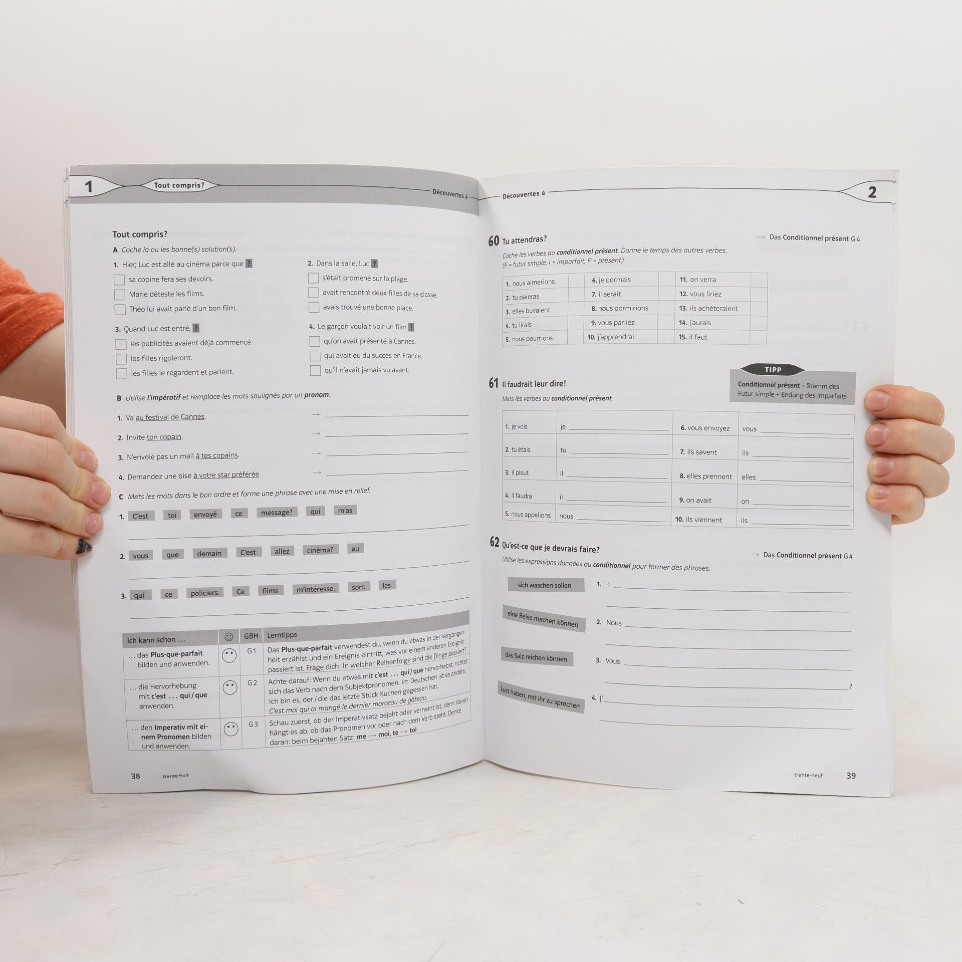 Série jaune - 3/4: Découvertes - Schüler- und Lehrermaterial (Doppelband)