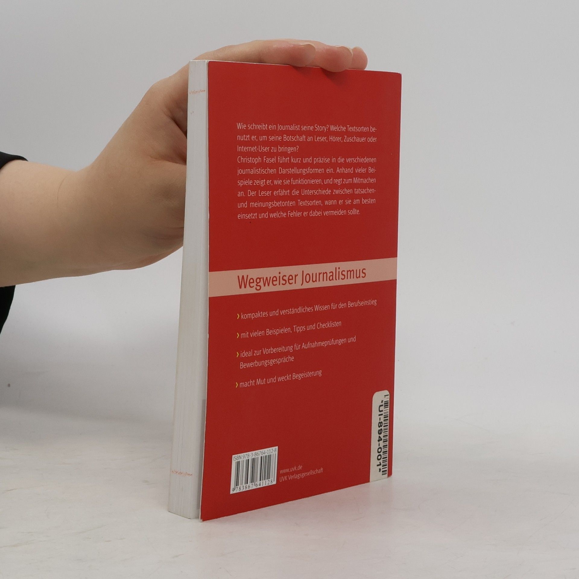 Christoph Fasel Wegweiser Journalismus: Textsorten