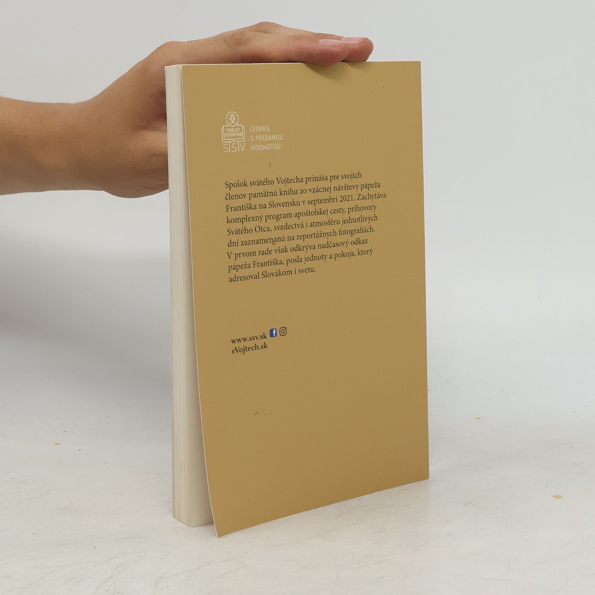 Collectif d'auteurs Posol jednoty a pokoja : Návštěva Pápeža Františka na Slovensku