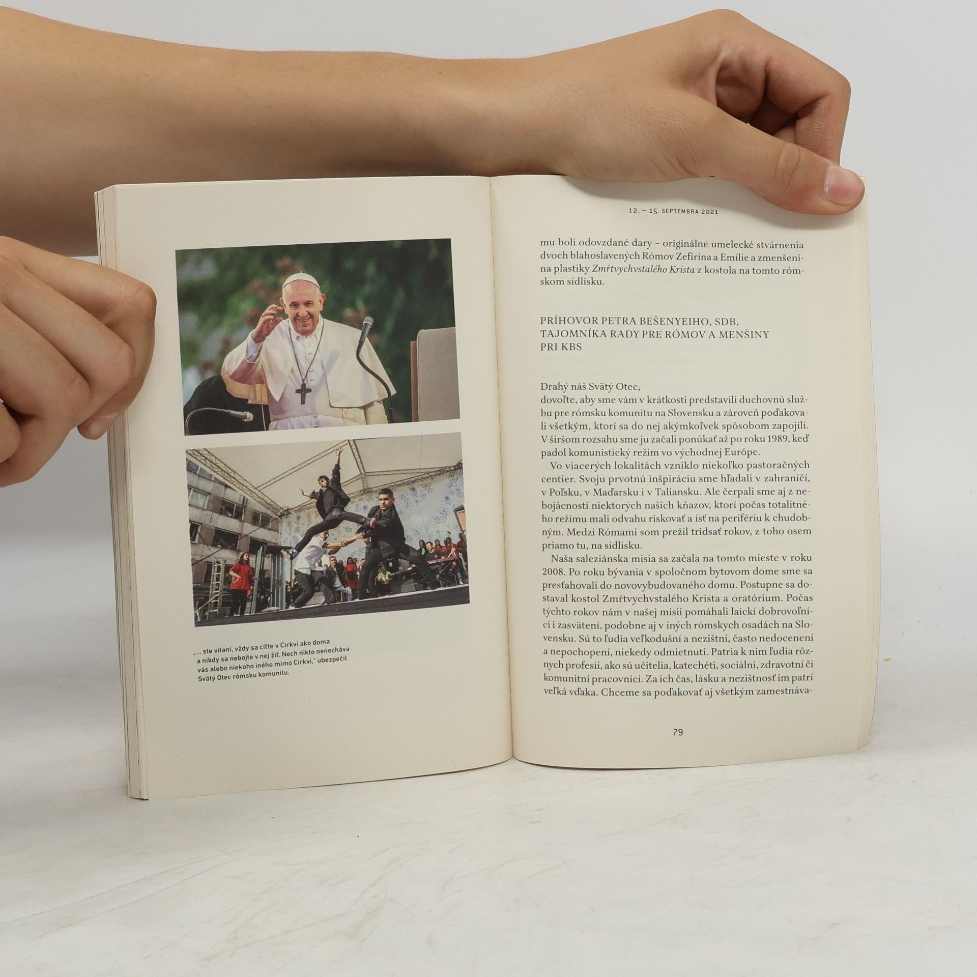 Collectif d'auteurs Posol jednoty a pokoja : Návštěva Pápeža Františka na Slovensku