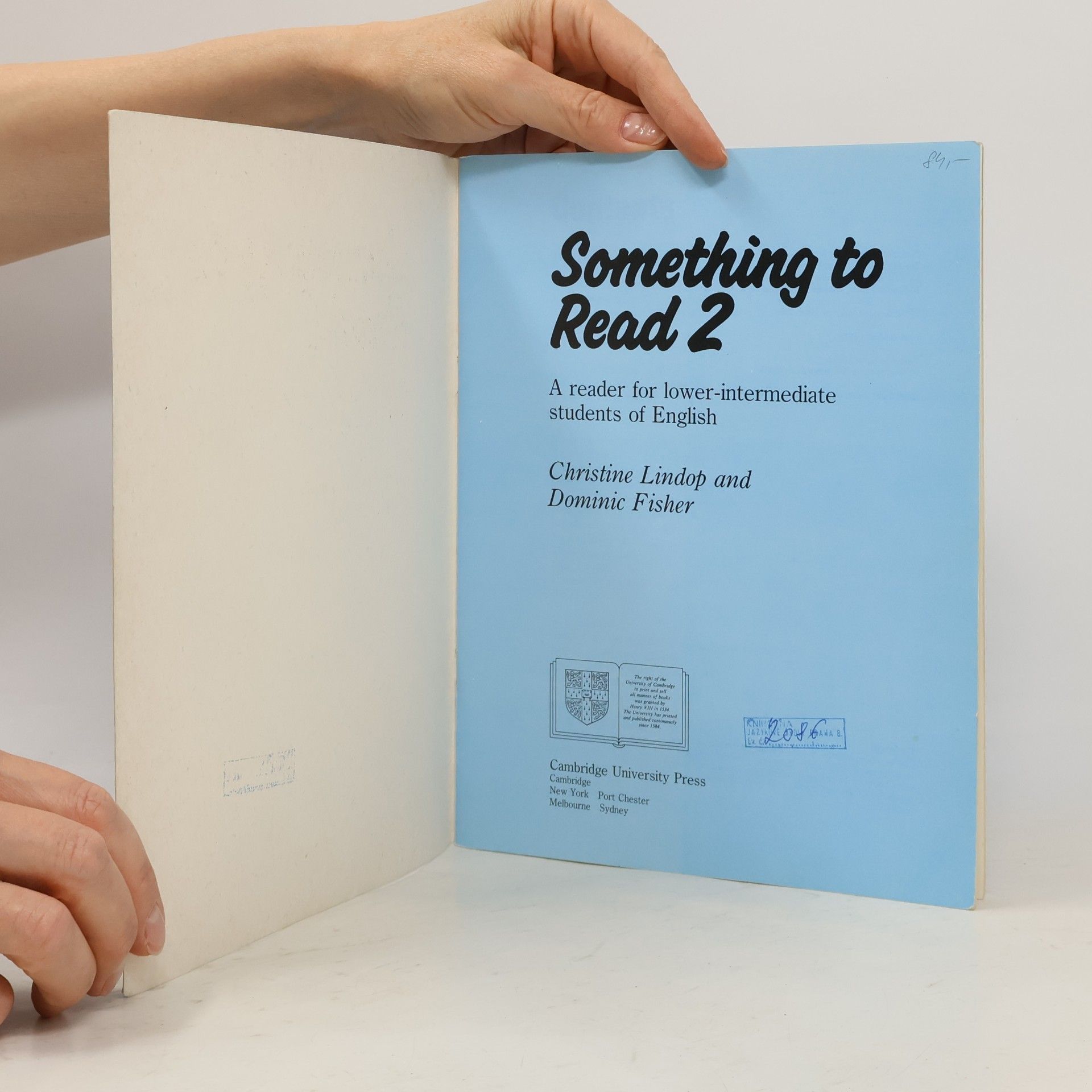 Christine Lindop Something to read 2