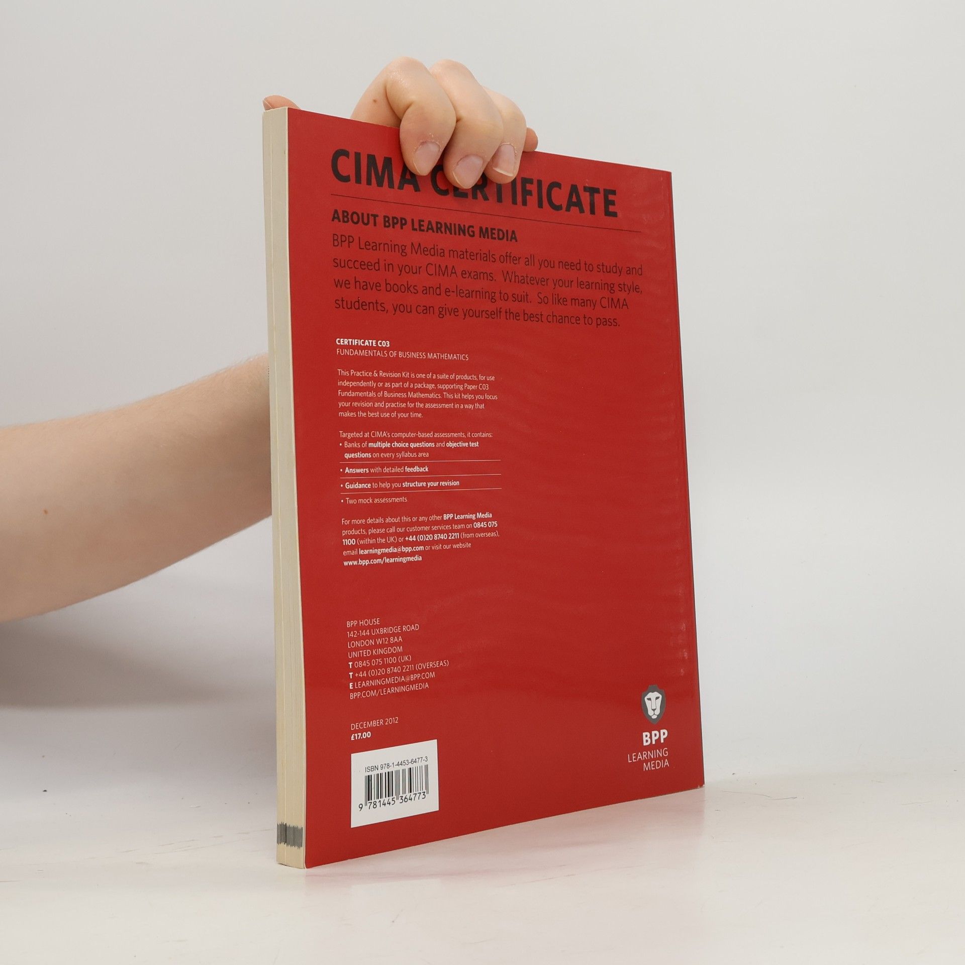 CIMA Certificate: CIMA - Fundamentals of Business Mathematics
