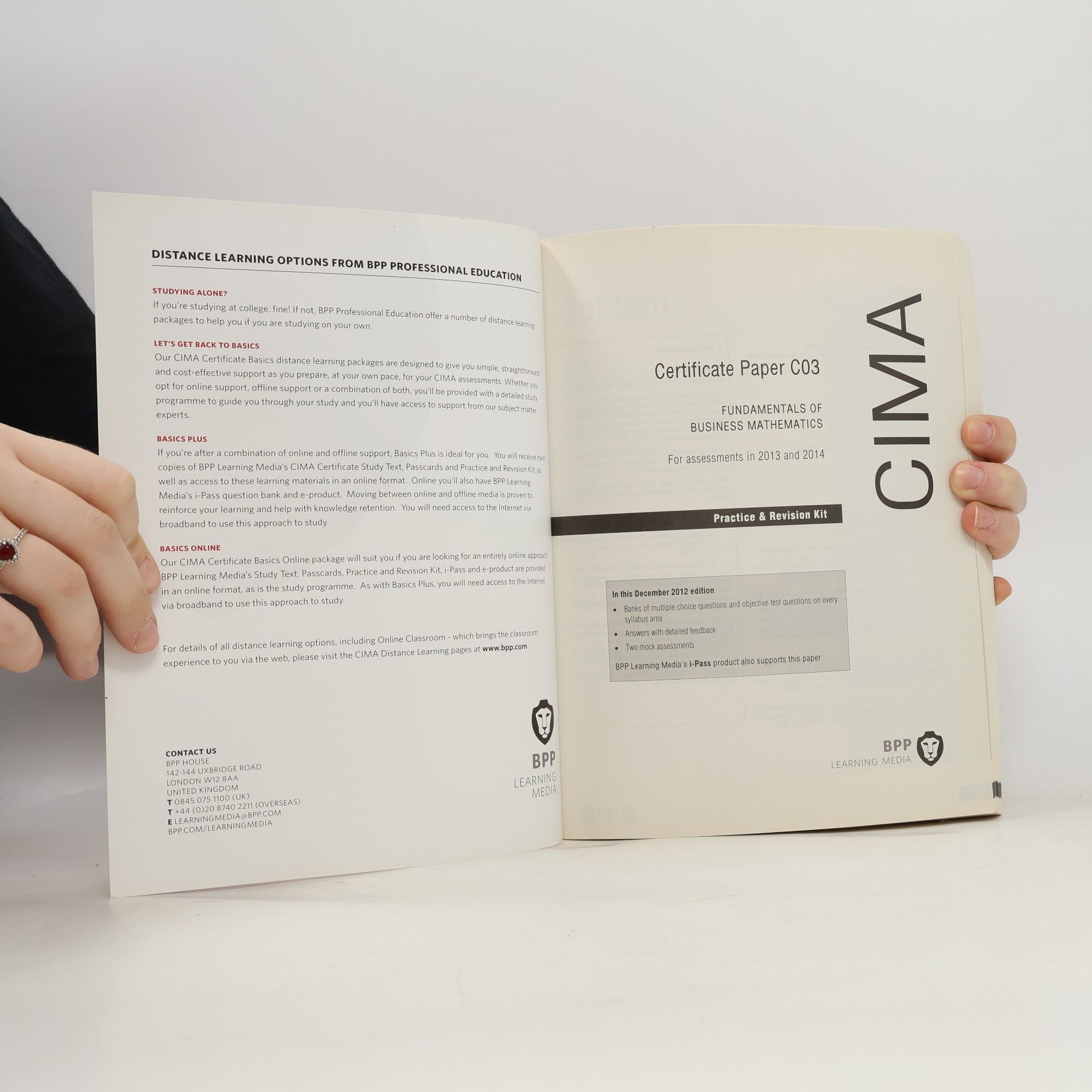 CIMA Certificate: CIMA - Fundamentals of Business Mathematics